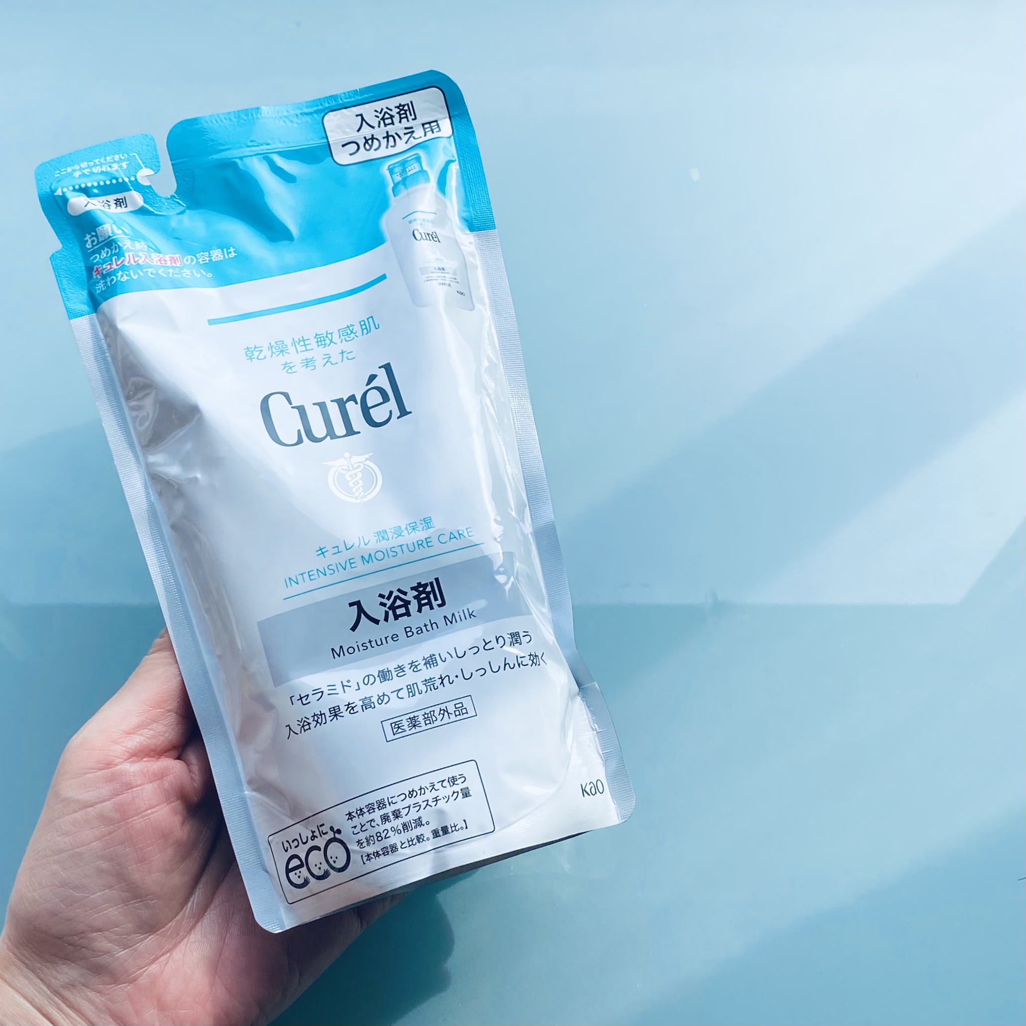 入浴剤 詰替 360ml/キュレル/保湿系入浴剤を使ったクチコミ（1枚目）