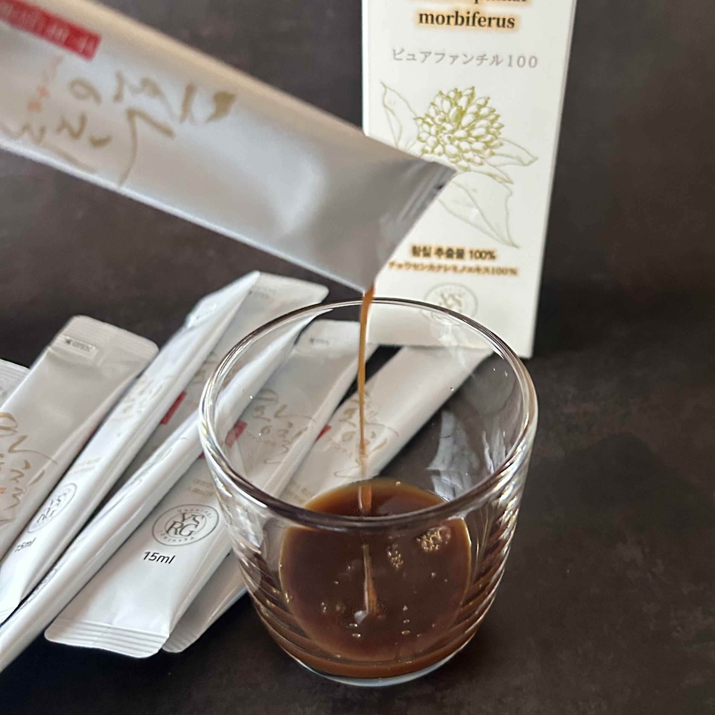 ピュアファンチル100/YASURAGI/その他ドリンクを使ったクチコミ（3枚目）