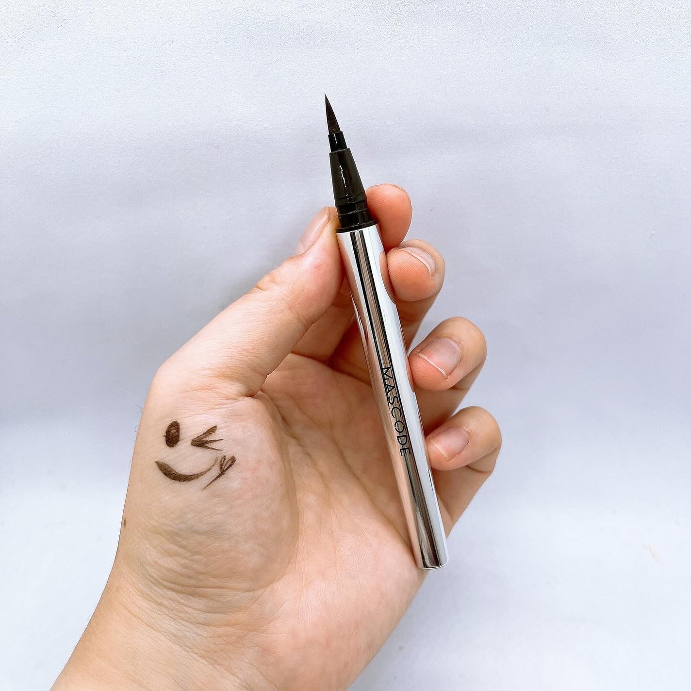 マスコード スリークリキッド アイライナー /MASCODE/リキッドアイライナーを使ったクチコミ(5枚目)