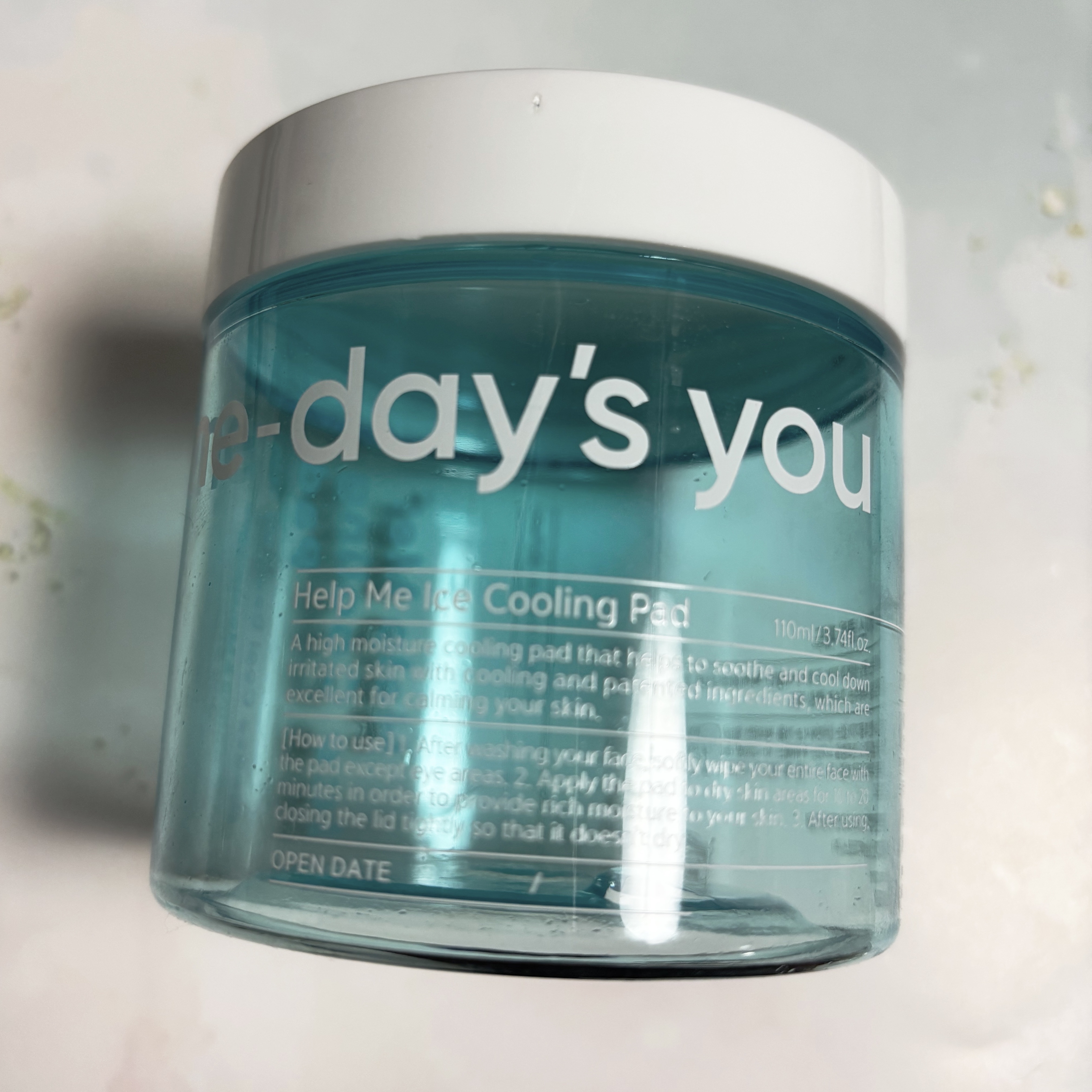 ヘルプミー! アイスクーリングパッド 110ml(80枚入り)/One-day's you/トナーパッドを使ったクチコミ（1枚目）