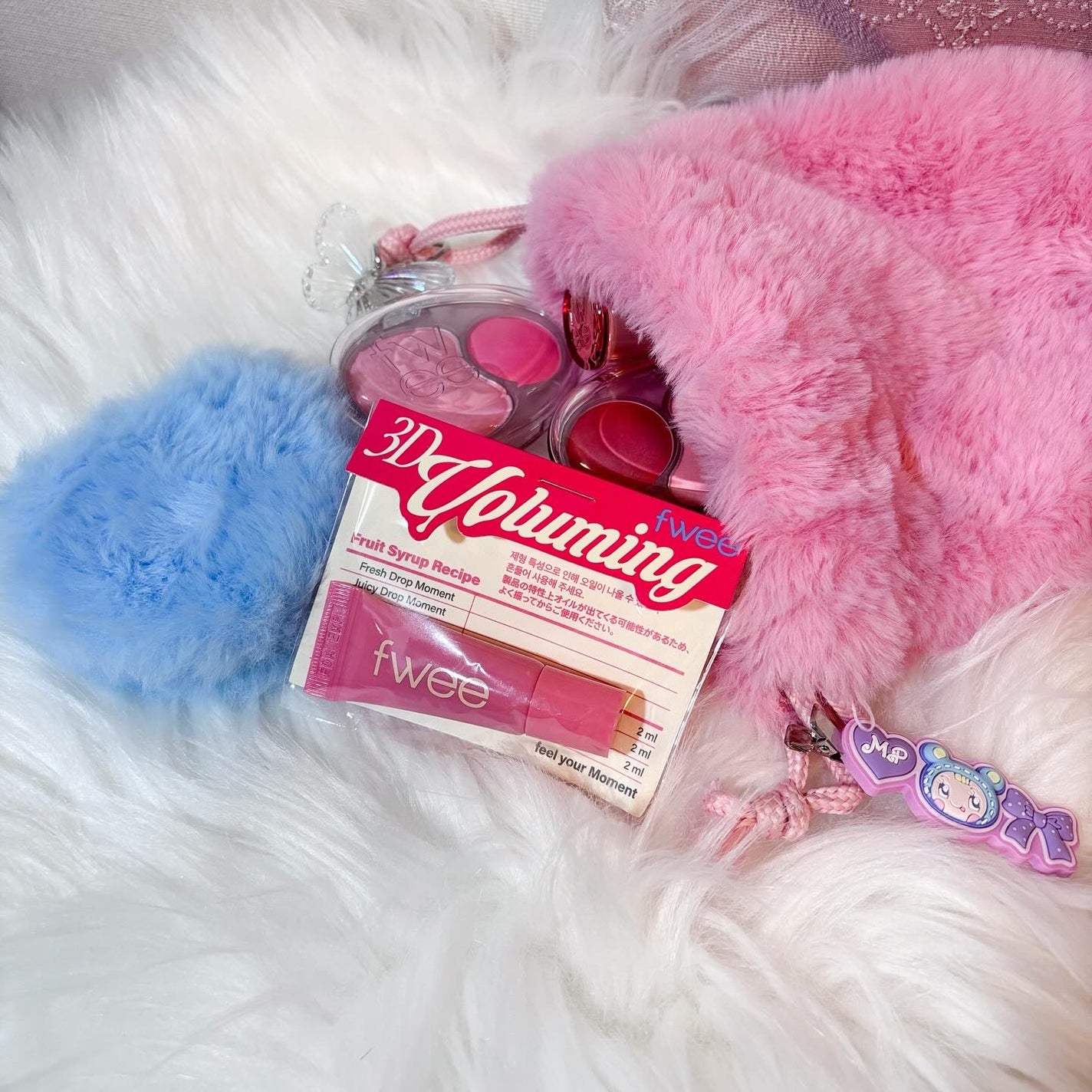 フィー3Dボリューミングティント ミニチューブ/fwee/リップティントを使ったクチコミ(3枚目)