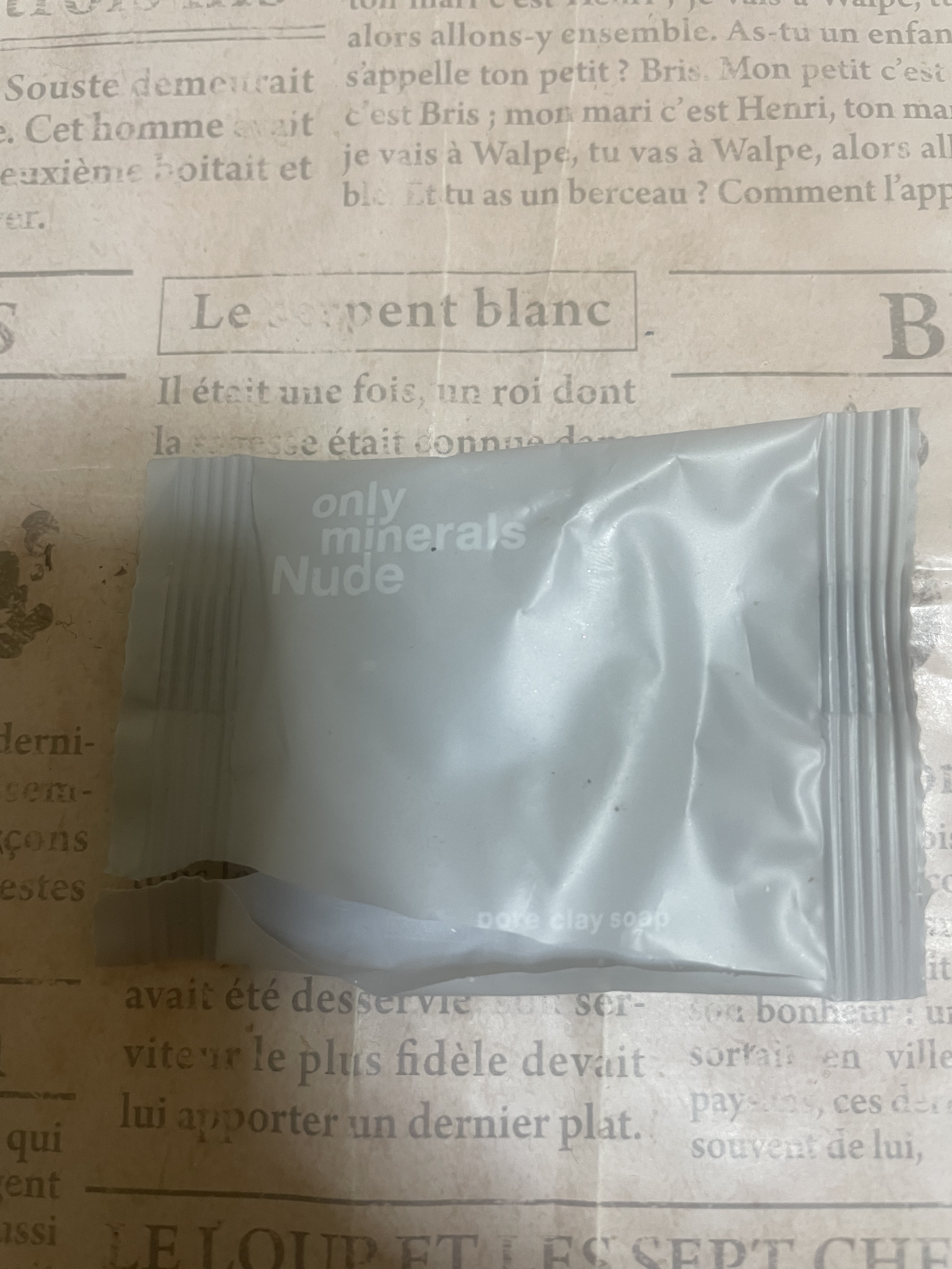 Nude ポアクレイソープ 80g/ONLY MINERALS/洗顔石鹸を使ったクチコミ（1枚目）