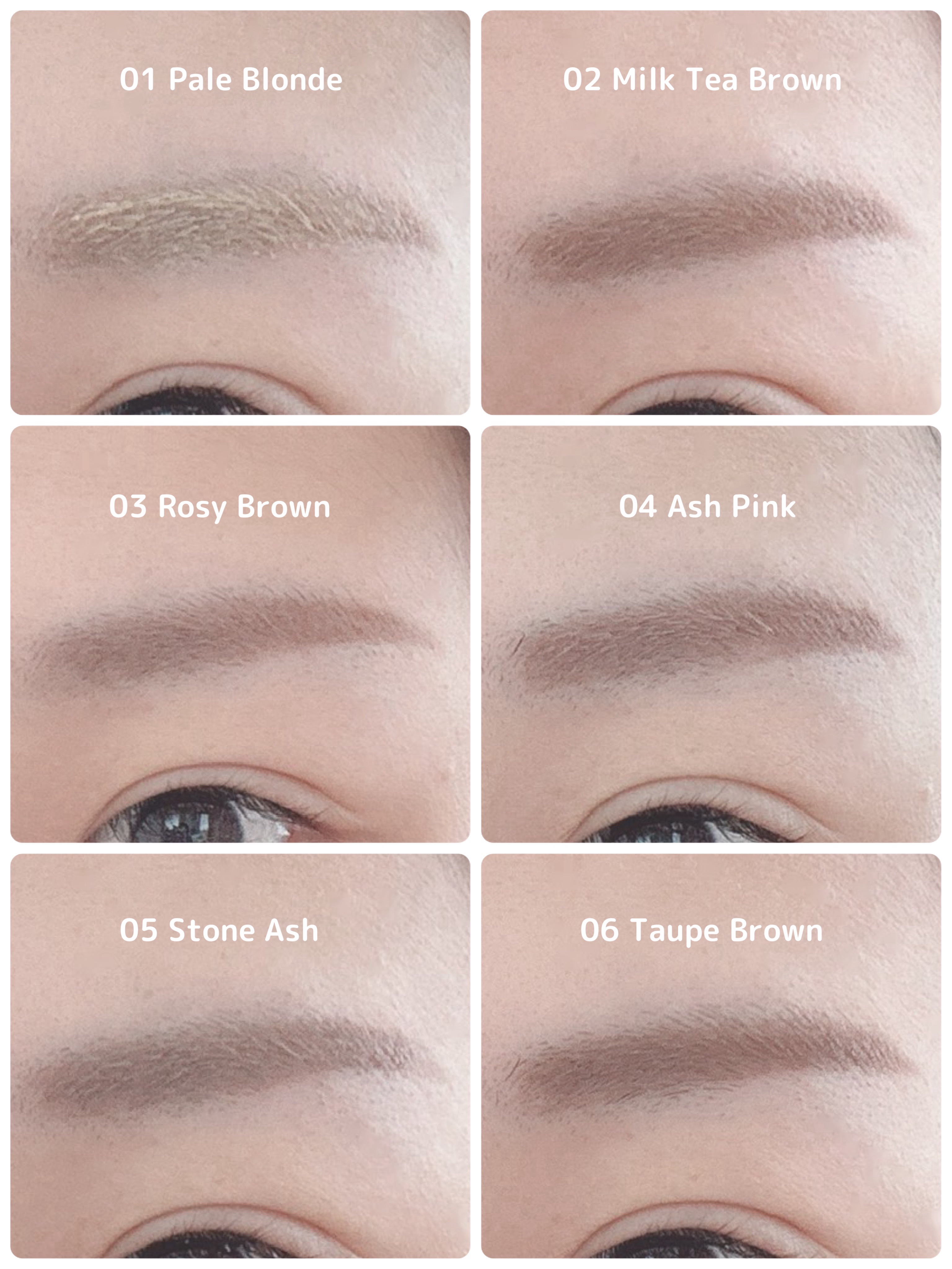 ドットオンムード フェイクアップ ブロウカラー/Heart Percent/眉マスカラを使ったクチコミ（3枚目）