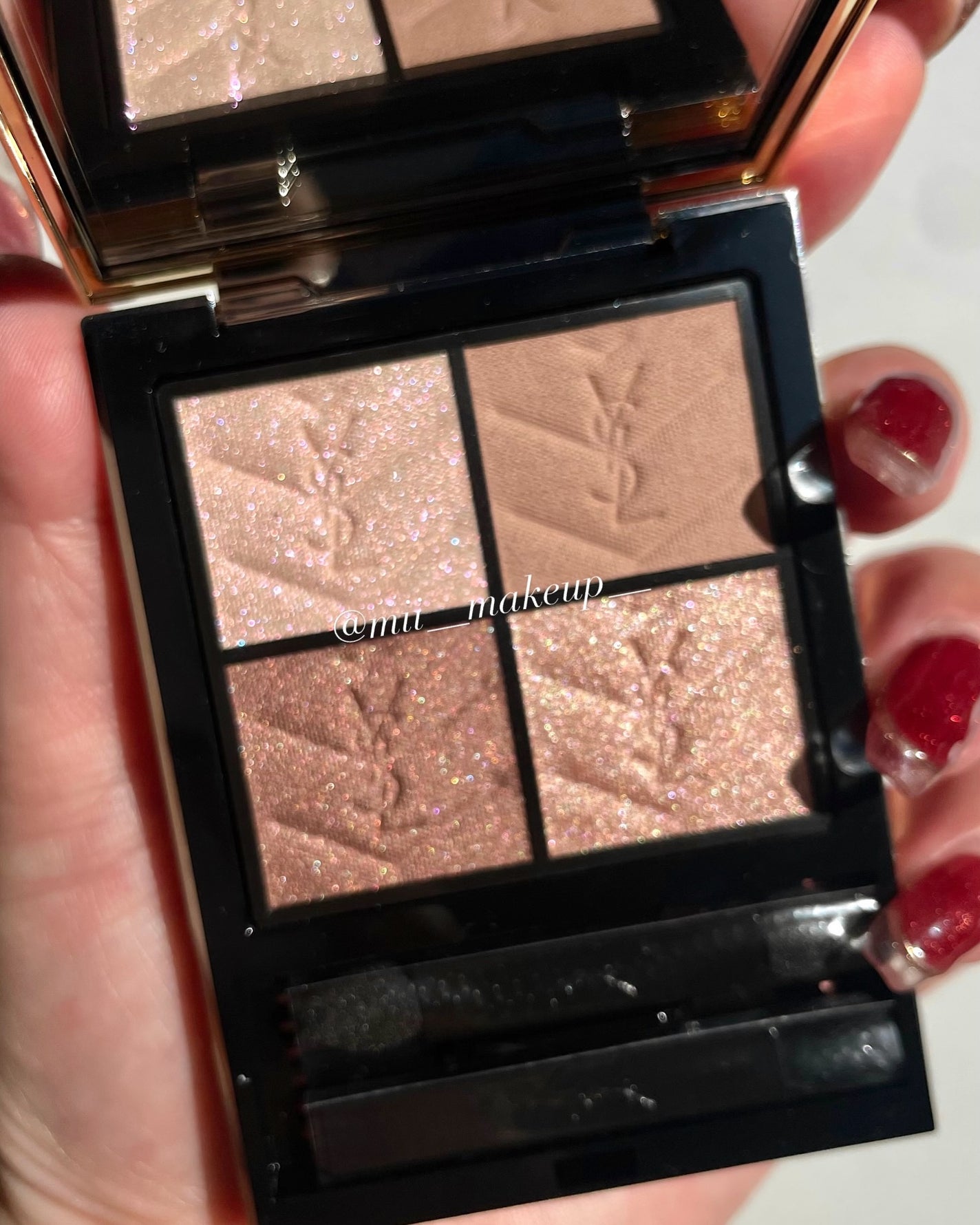 クチュール ミニ クラッチ/YVES SAINT LAURENT BEAUTE/アイシャドウパレットを使ったクチコミ(10枚目)