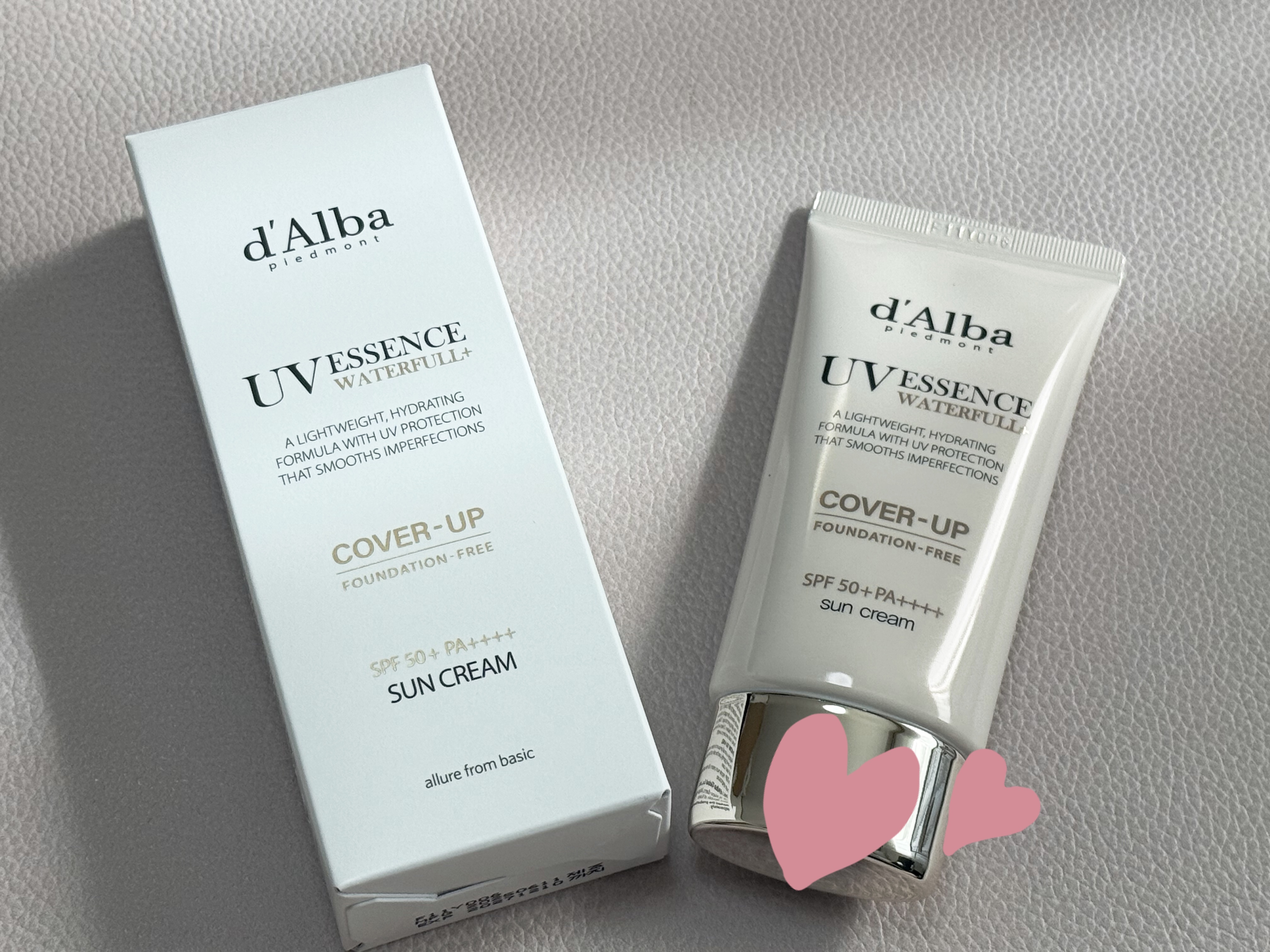 ウォータフルトーンアップサンクリーム（カバーベージュ）/ダルバ/日焼け止め・UVケアを使ったクチコミ（1枚目）