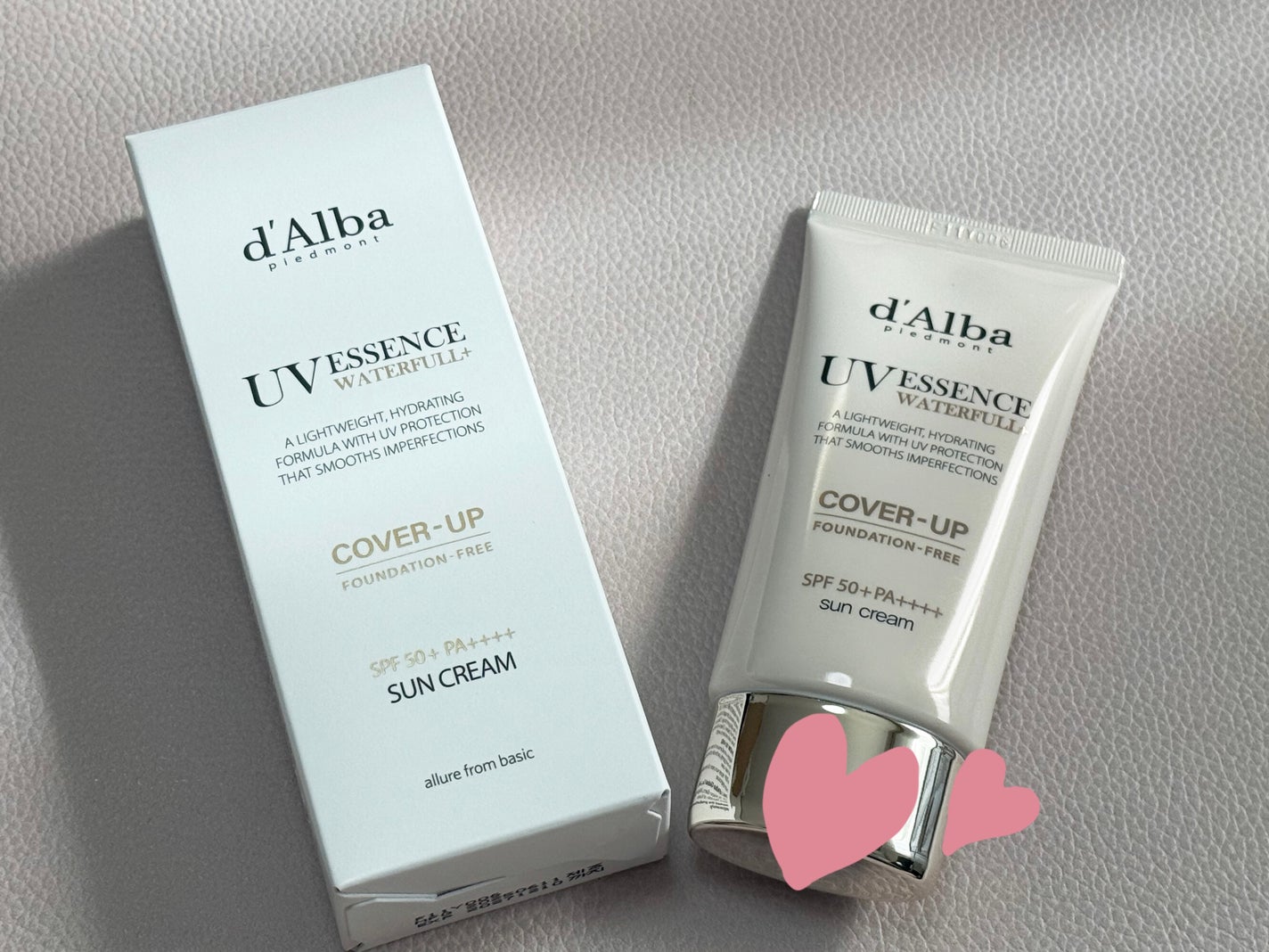 ウォータフルトーンアップサンクリーム(カバーベージュ)/ダルバ/日焼け止め・UVケアを使ったクチコミ(1枚目)