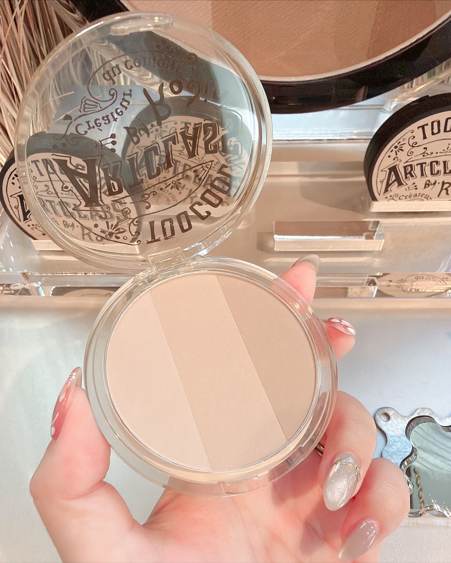 プロタージュアイパレット 02 ソフティーピンク/too cool for school/アイシャドウパレットを使ったクチコミ（3枚目）