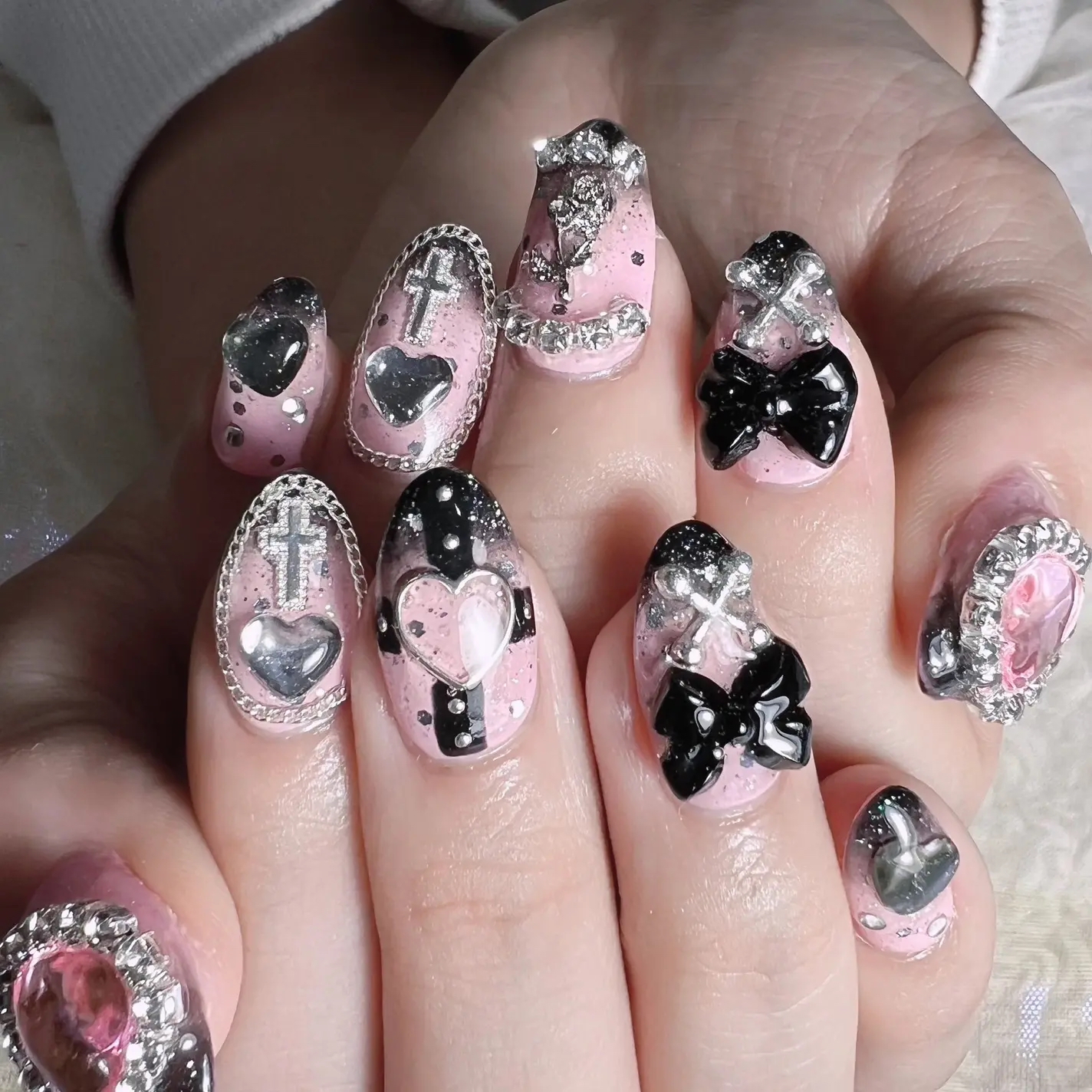 【$year年最新】地雷系ネイル人気デザイン集！初心者OK！セルフネイルのやり方ものサムネイル