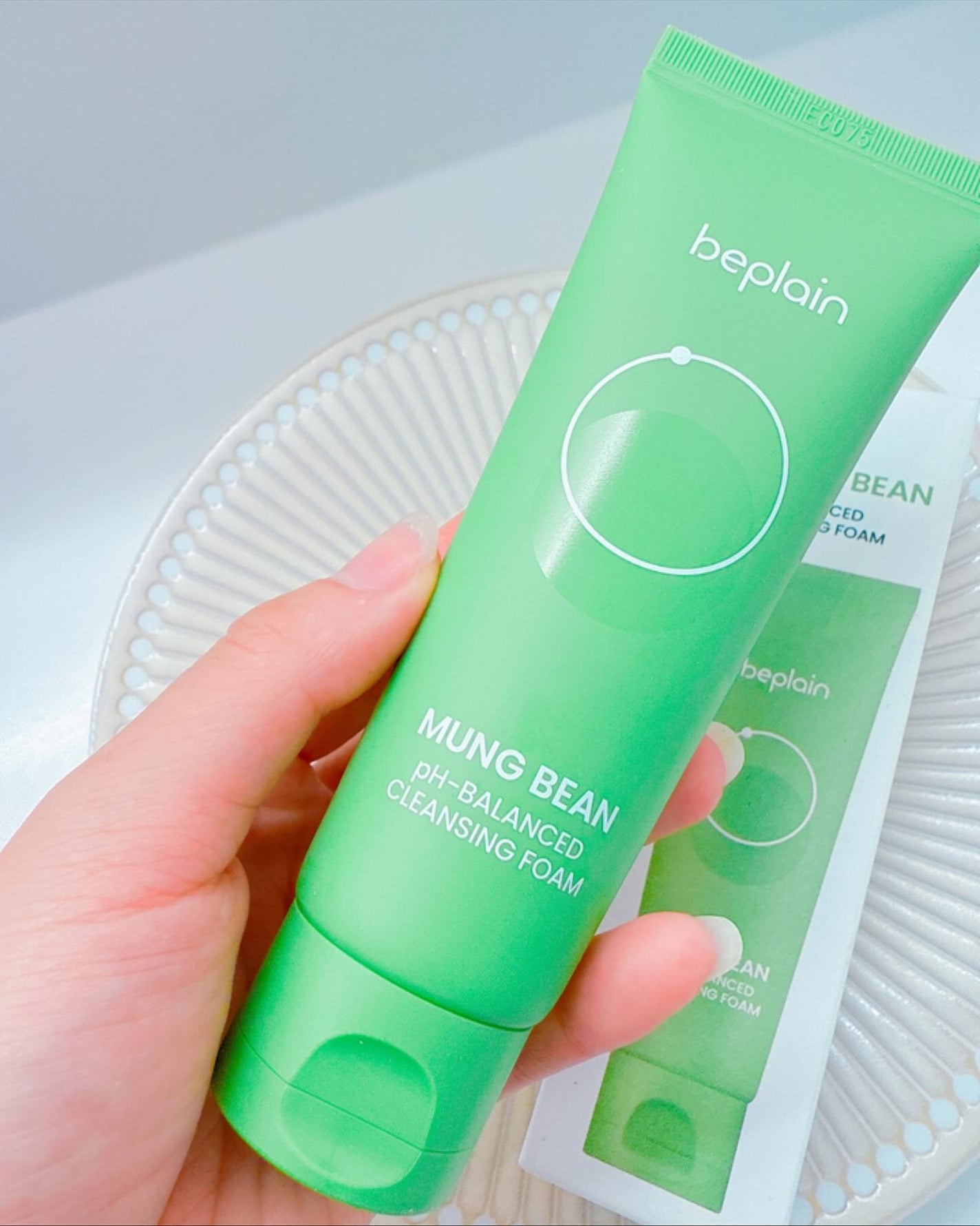 緑豆弱酸性洗顔フォーム/beplain/洗顔フォームを使ったクチコミ(2枚目)