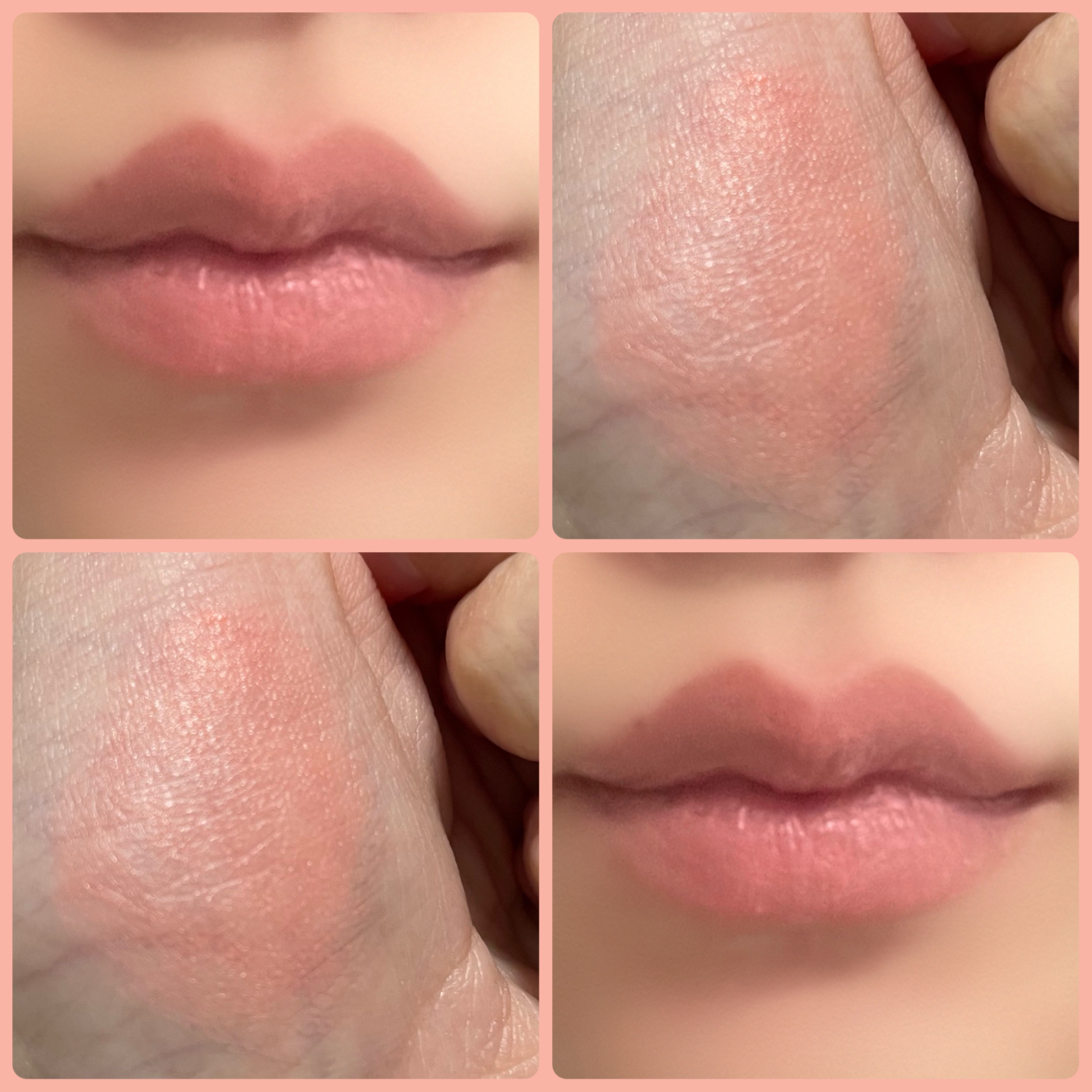 バニラコ ロマンティック ブラッシュ リップ＆チーク 12 ピーチムース/BANILA CO/口紅を使ったクチコミ（2枚目）