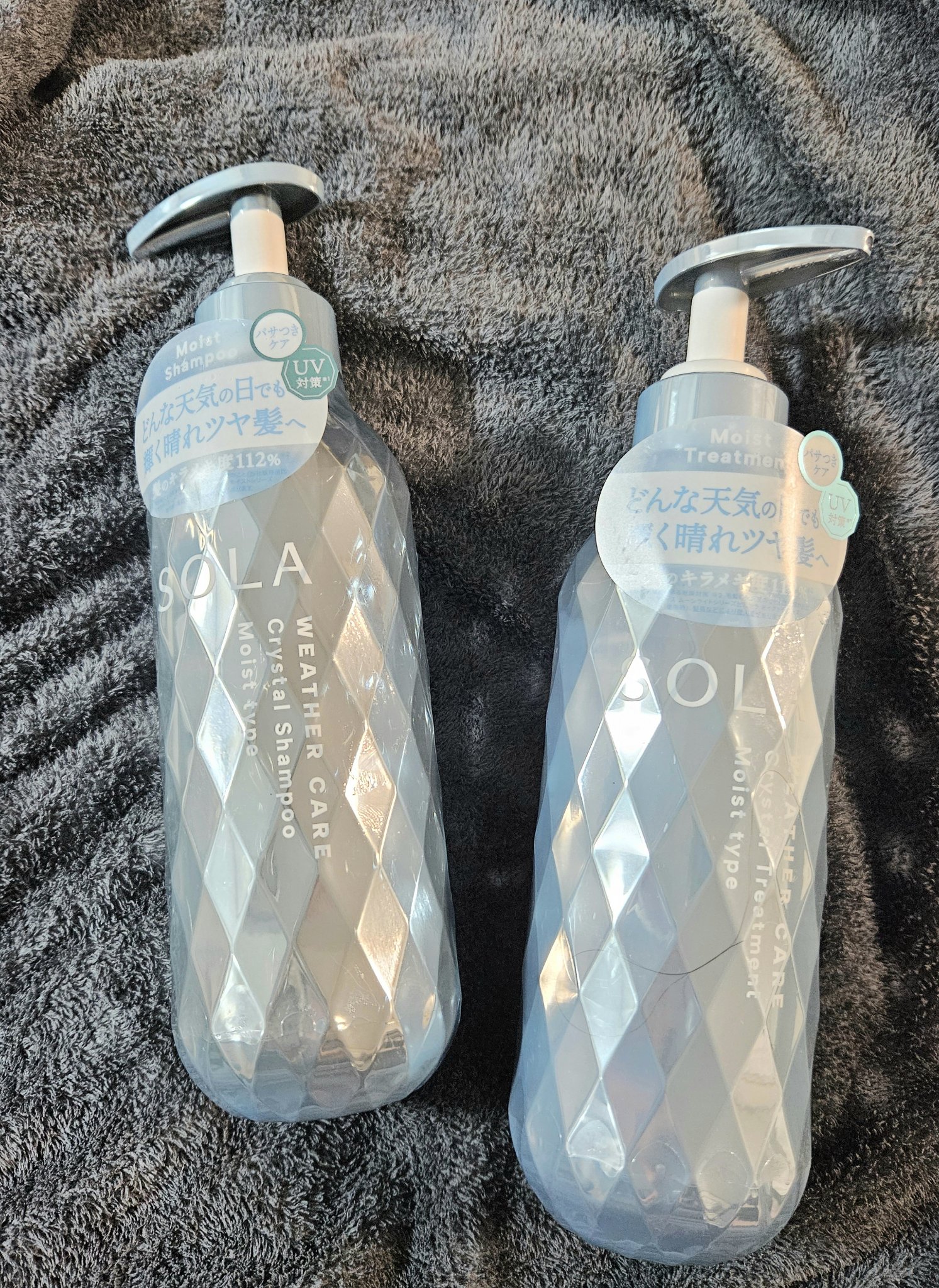 ソラ ウェザーケア クリスタル シャンプー/ヘアトリートメント モイストタイプ/SOLA WEATHER CARE/市販シャンプーを使ったクチコミ（1枚目）