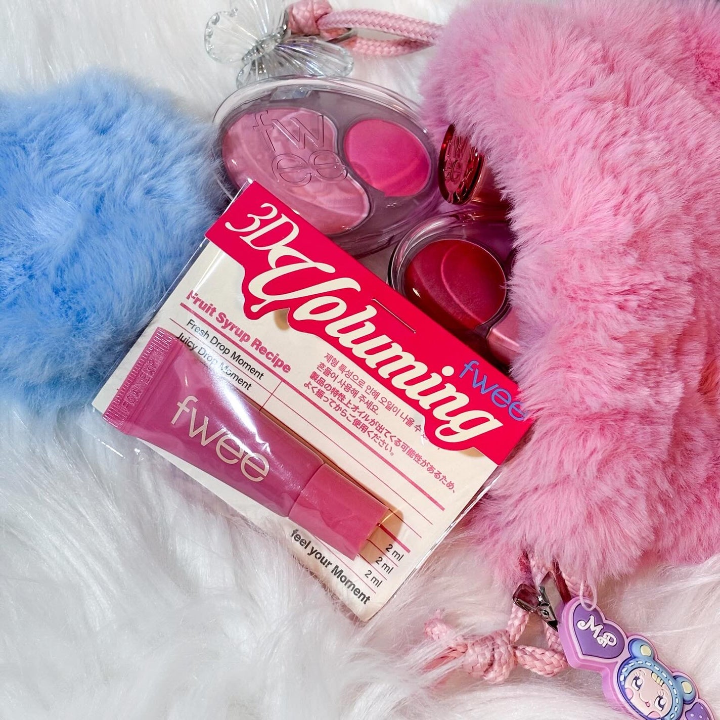 フィー3Dボリューミングティント ミニチューブ/fwee/リップティントを使ったクチコミ(1枚目)