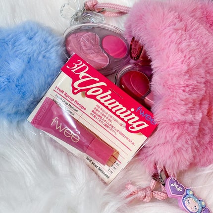 フィー3Dボリューミングティント ミニチューブ/fwee/リップティントを使ったクチコミ(1枚目)