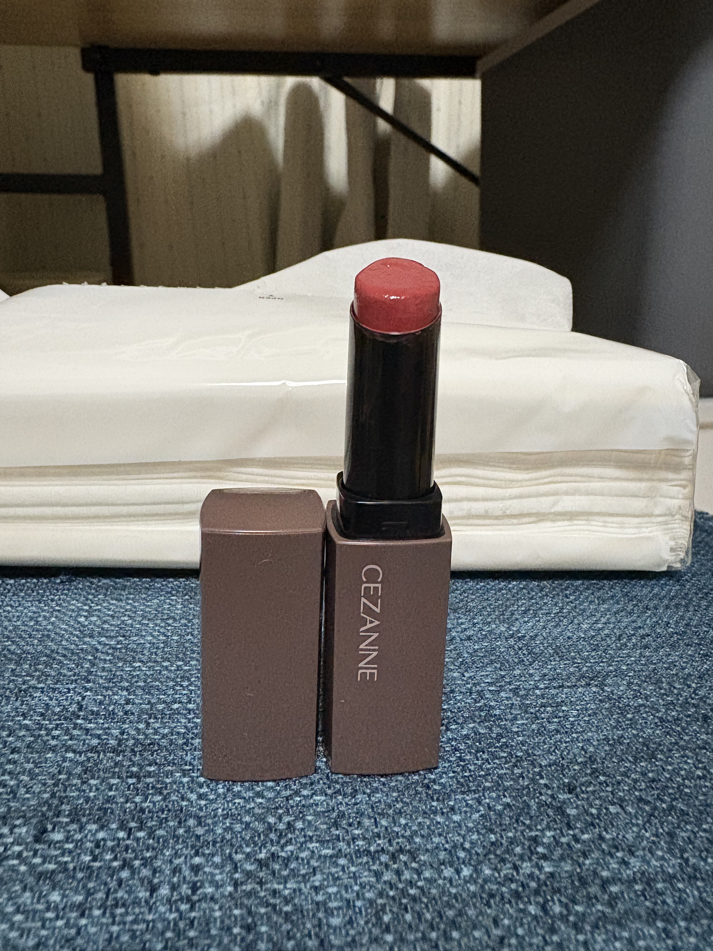 リップカラーシールド 07 スイートローズ/CEZANNE/口紅を使ったクチコミ（1枚目）