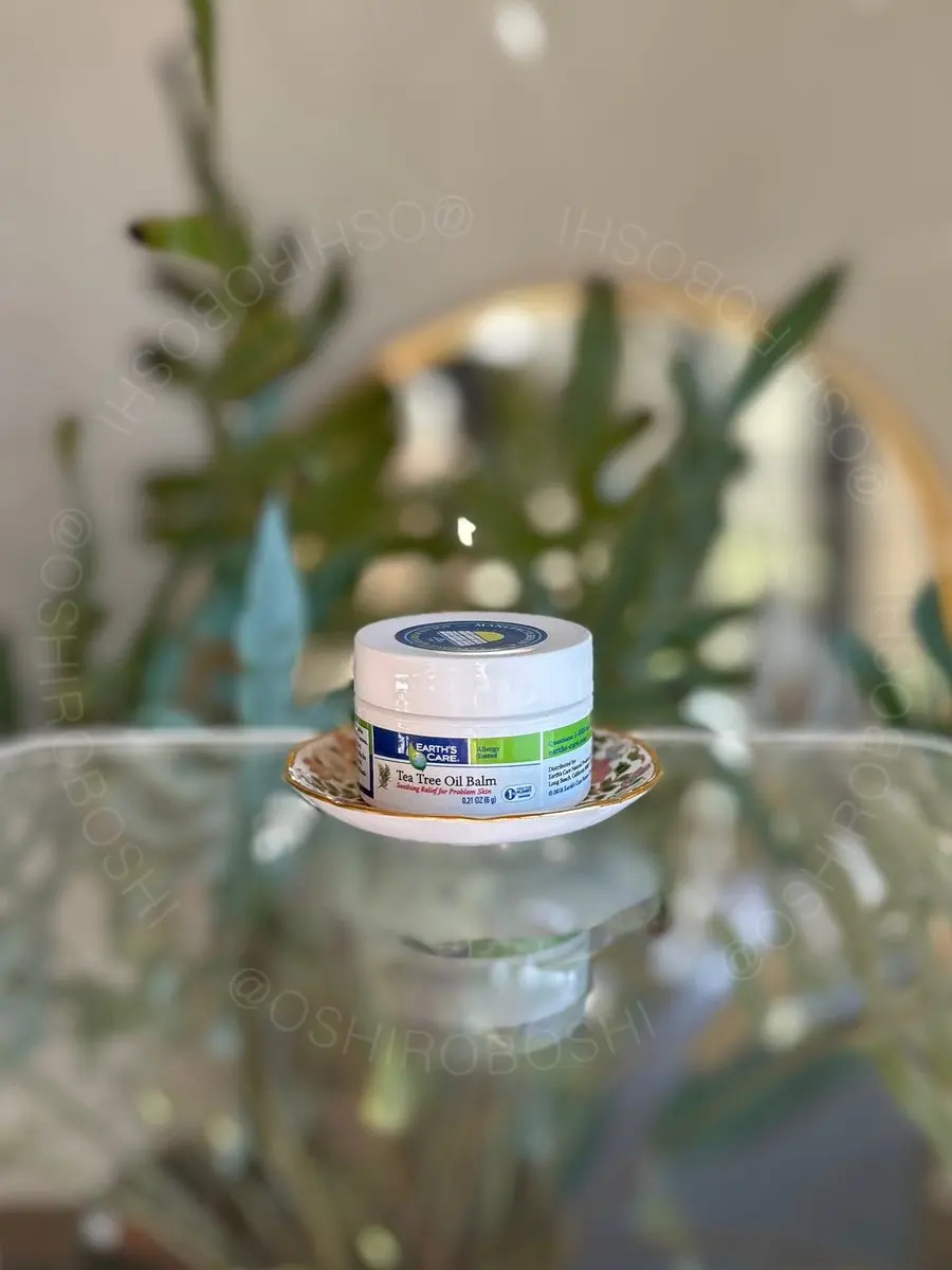 ティーツリーオイルバーム/Earth's Care/フェイスバームを使ったクチコミ（1枚目）