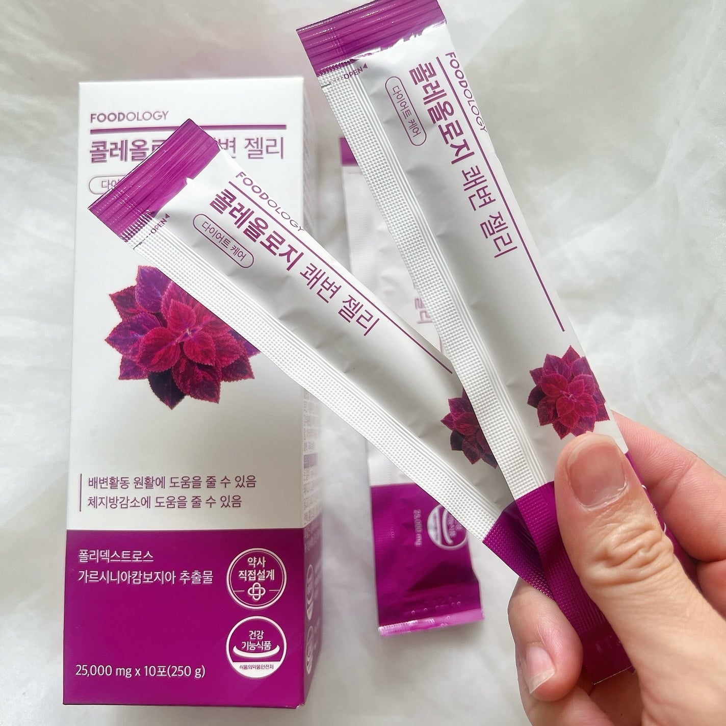 コレオロジー快調ゼリー/FOODOLOGY/健康サプリメントを使ったクチコミ(2枚目)
