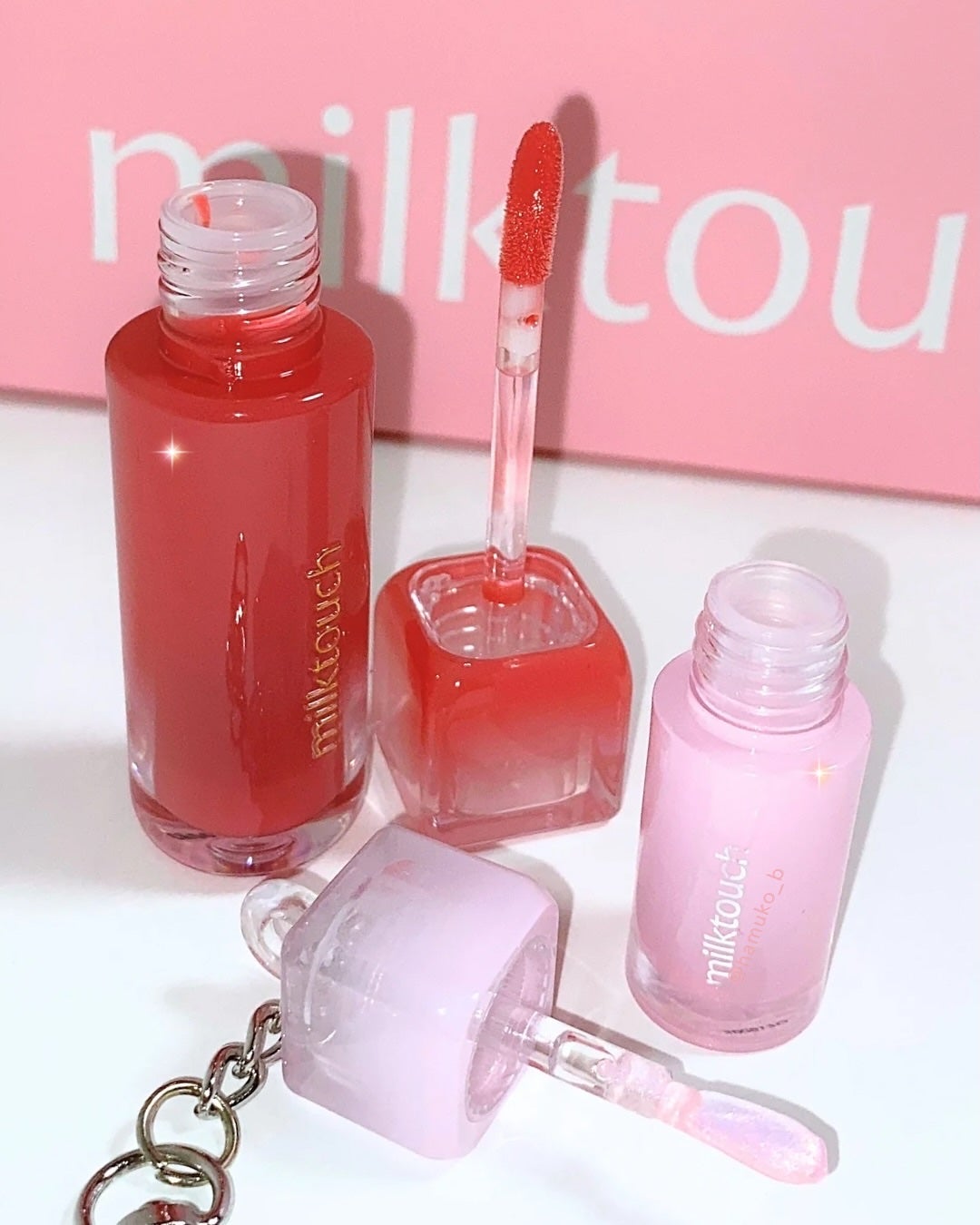 デューステインシャインデュオセット/Milk Touch/リップグロスを使ったクチコミ(2枚目)