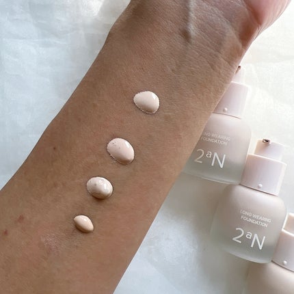 ロングウェアリング ファンデーション ミニ/2aN/リキッドファンデーションを使ったクチコミ(4枚目)