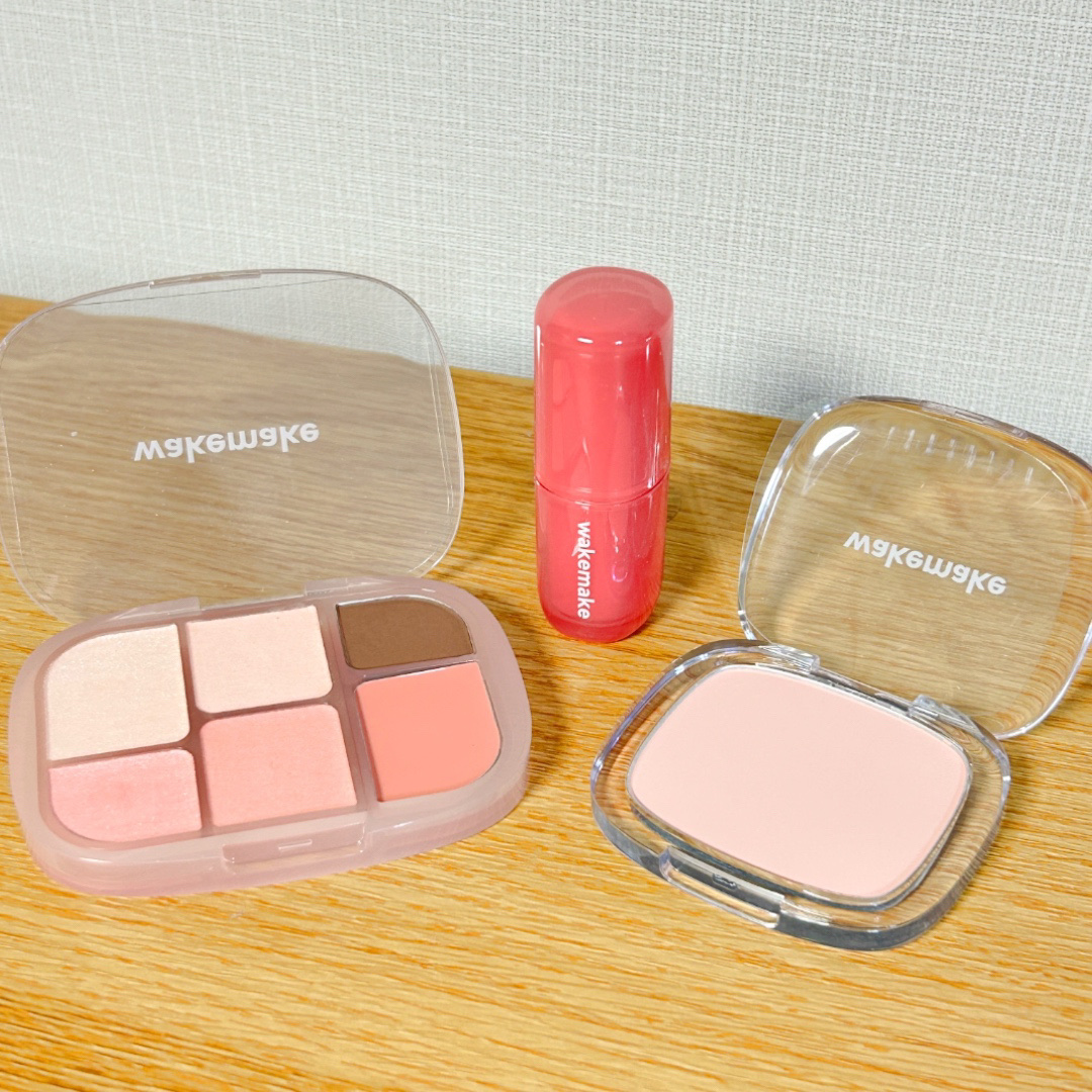 シアーブリーズブラッシャー 03 ペールピンク/wakemake/パウダーチークを使ったクチコミ（1枚目）