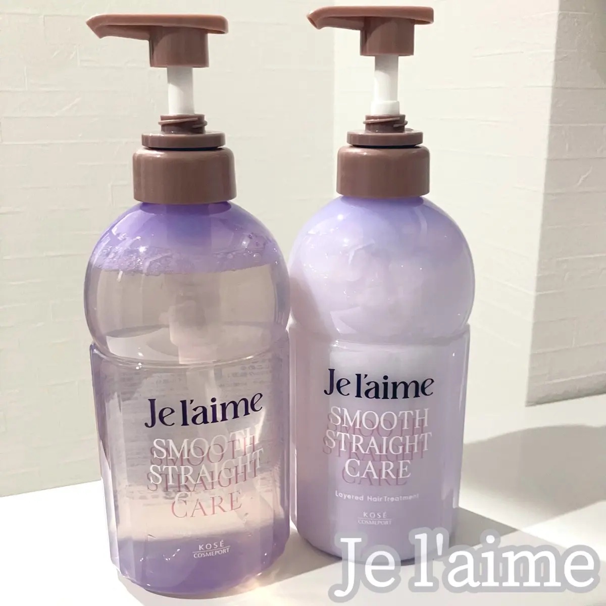 ジュレーム レイヤード シャンプー/ヘアトリートメント（スムースストレートケア） シャンプー本体 460mL/Je l'aime/市販シャンプーを使ったクチコミ（1枚目）