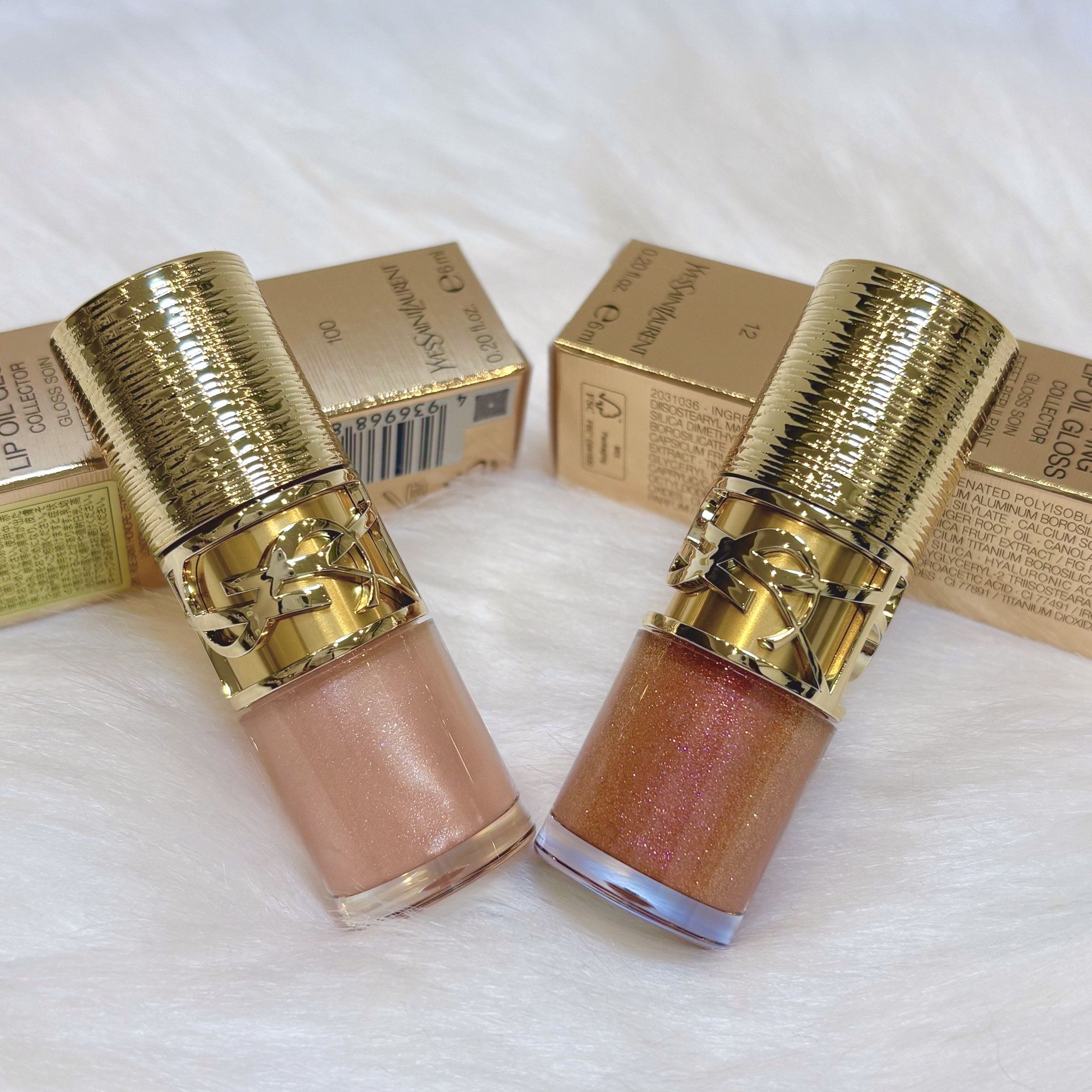 YSL ラブシャイン グロスプランパー #12 ハニー ムーン＜コレクター＞/YVES SAINT LAURENT BEAUTE/リップグロスを使ったクチコミ（1枚目）