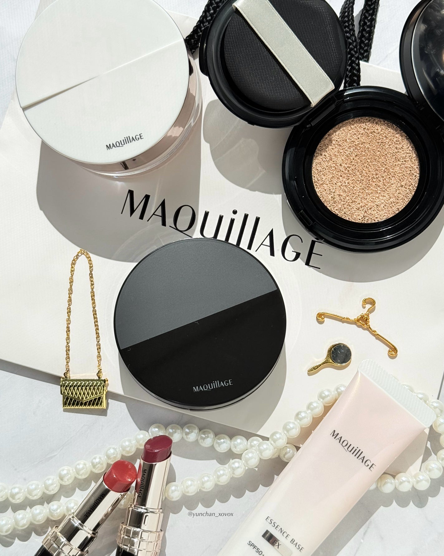 ドラマティックエッセンスクッション グロウ/マキアージュ/クッションファンデーションを使ったクチコミ(2枚目)