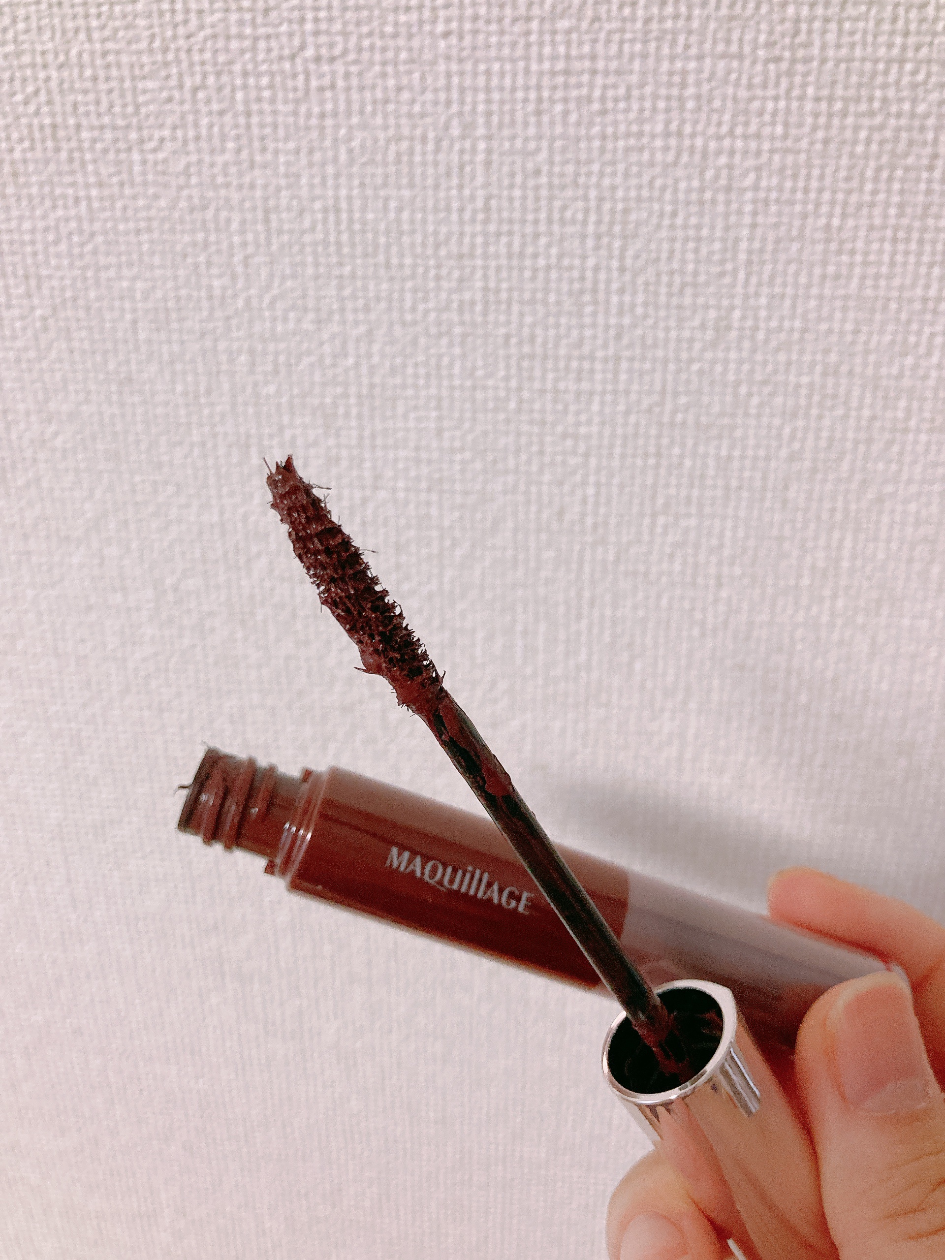 ドラマティックエッセンスマスカラ (ロング＆カール) モカブラウン/マキアージュ/マスカラを使ったクチコミ（1枚目）