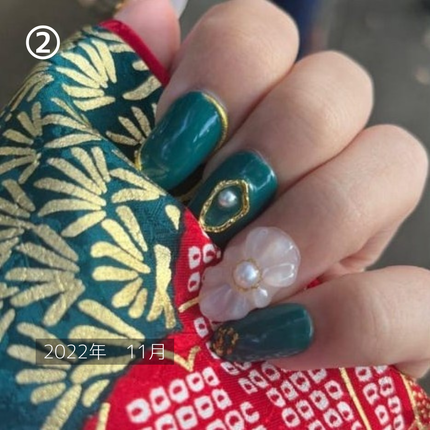 ジェルネイル(ライト対応)/セリア/ジェルネイルを使ったクチコミ(3枚目)