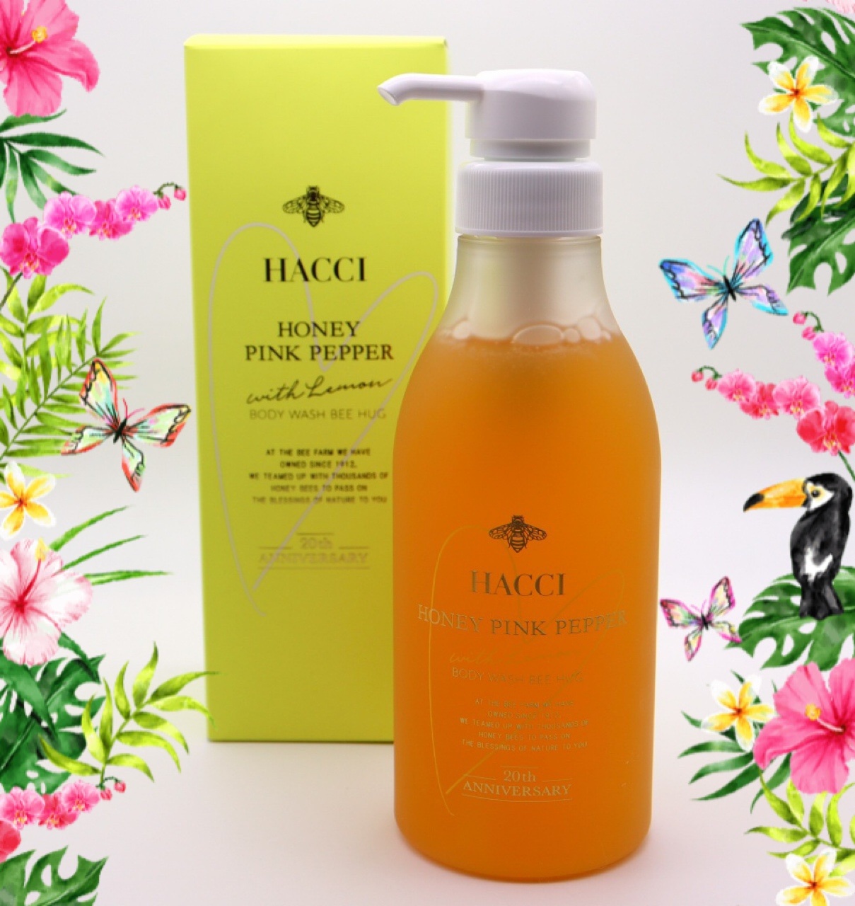 ボディウォッシュ BEE HUG/HACCI/ボディソープを使ったクチコミ（1枚目）