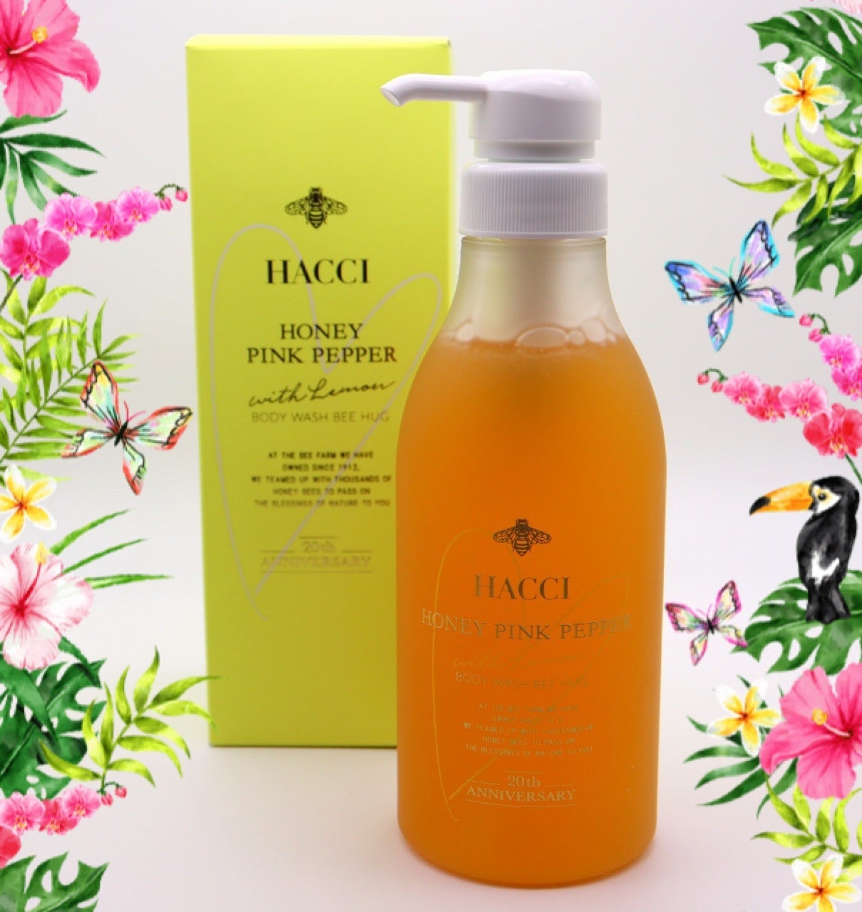 ボディウォッシュ BEE HUG/HACCI/ボディソープを使ったクチコミ(1枚目)