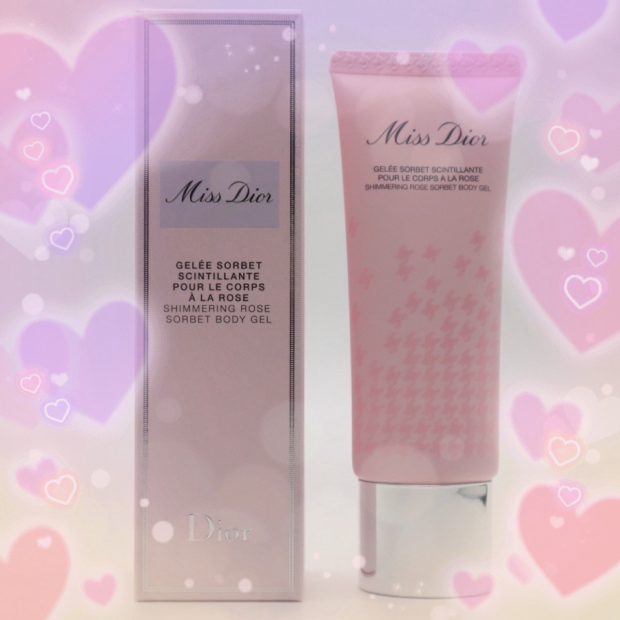 試してみた】Dior ミス ディオール シマリングローズ ボディ ジェルの