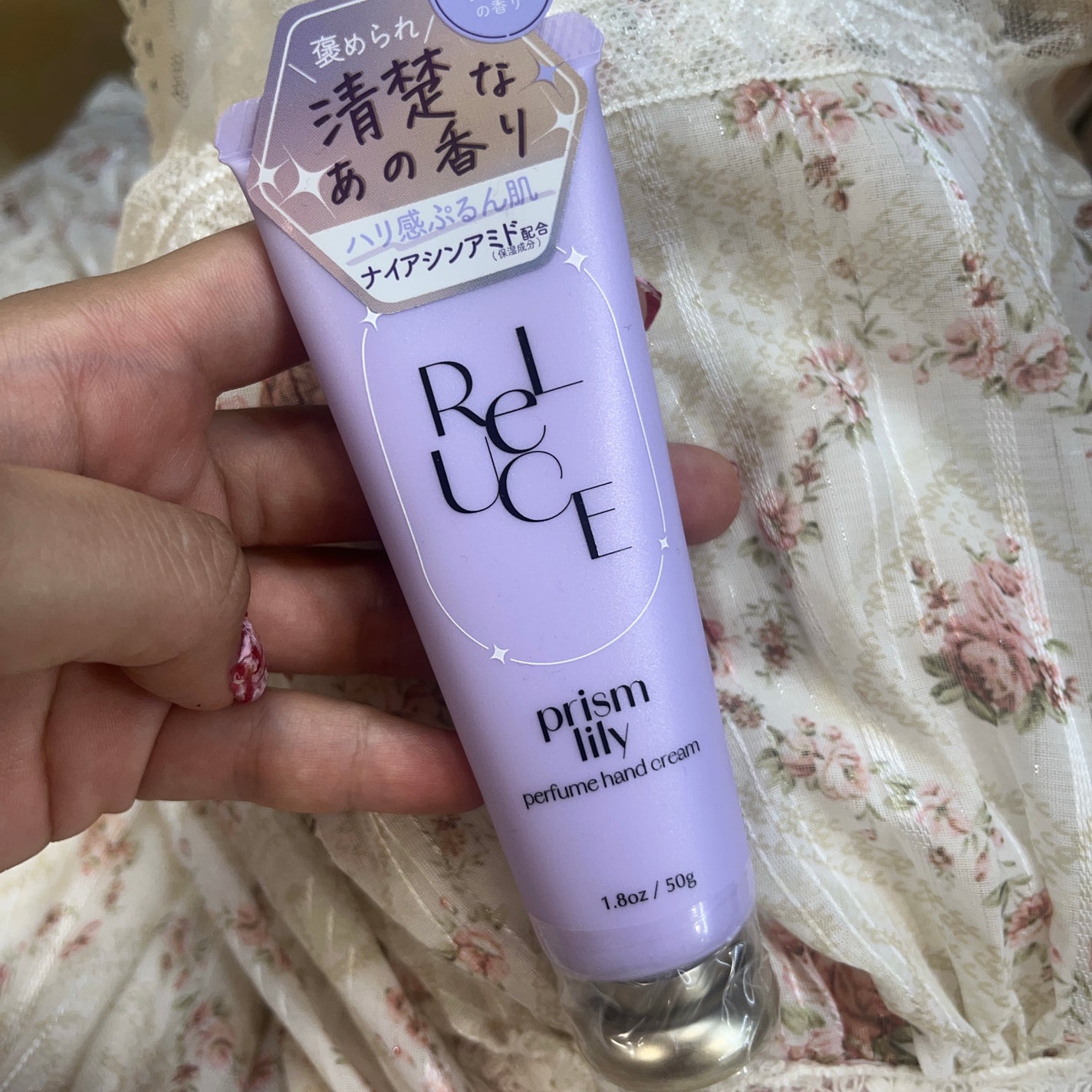 パフュームハンドクリーム プリズムリリー/ReLUCE/ハンドクリームを使ったクチコミ(1枚目)