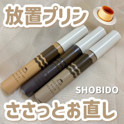 プリン髪ぼかしヘアマスカラ ライトブラウン/SHOBIDO/ヘアケアグッズを使ったクチコミ(1枚目)