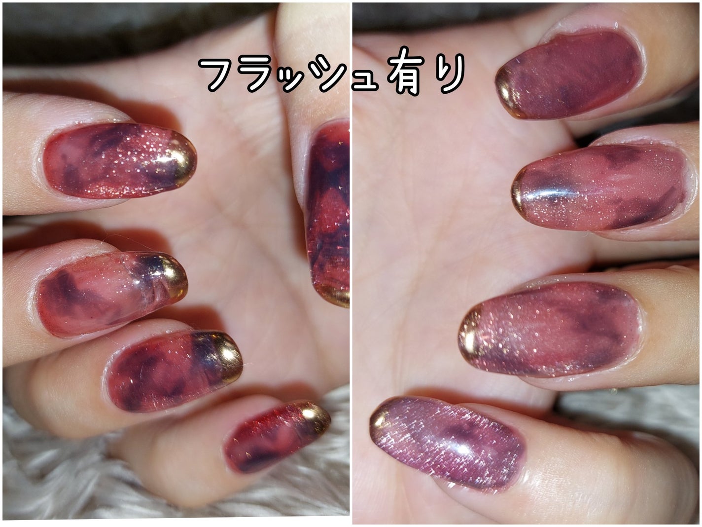 ジェルネイル(ライト対応)/セリア/ジェルネイルを使ったクチコミ(3枚目)