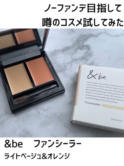 &be ファンシーラー/&be/パレットコンシーラーを使ったクチコミ(1枚目)