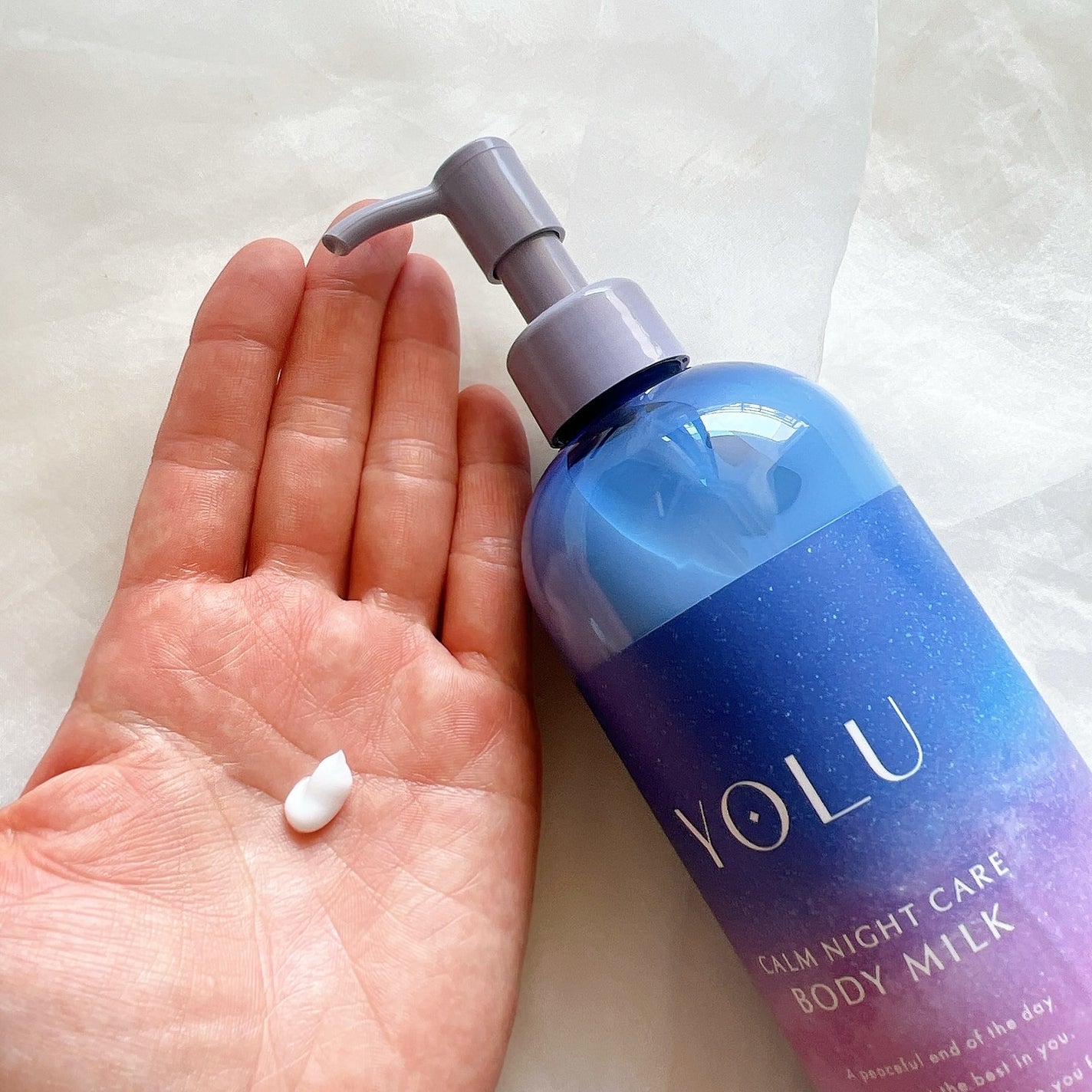 カームナイトケアボディミルク/YOLU/ボディミルクを使ったクチコミ(2枚目)