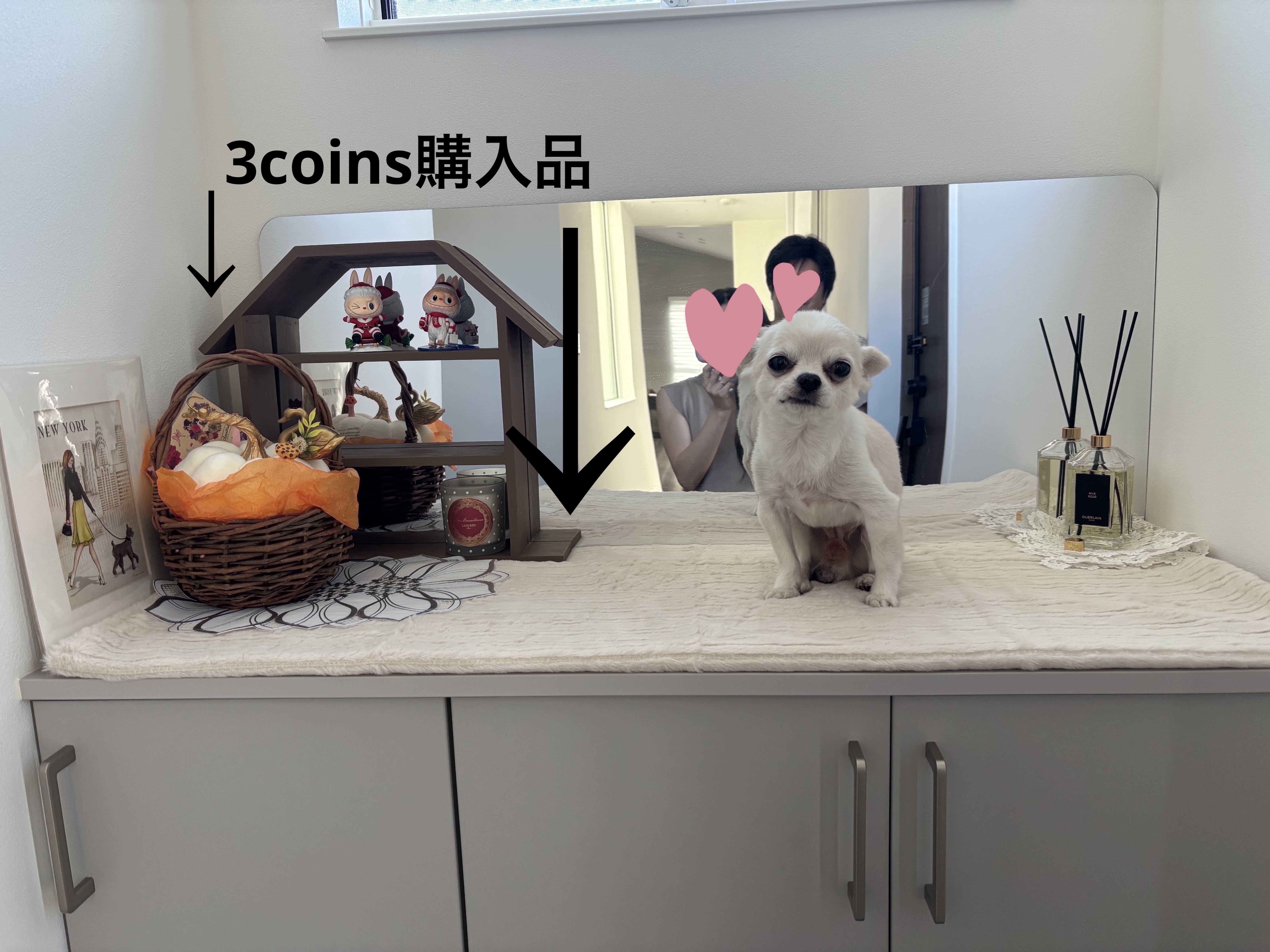 木製おうちオブジェ／クリスマス/3COINS/その他を使ったクチコミ（1枚目）