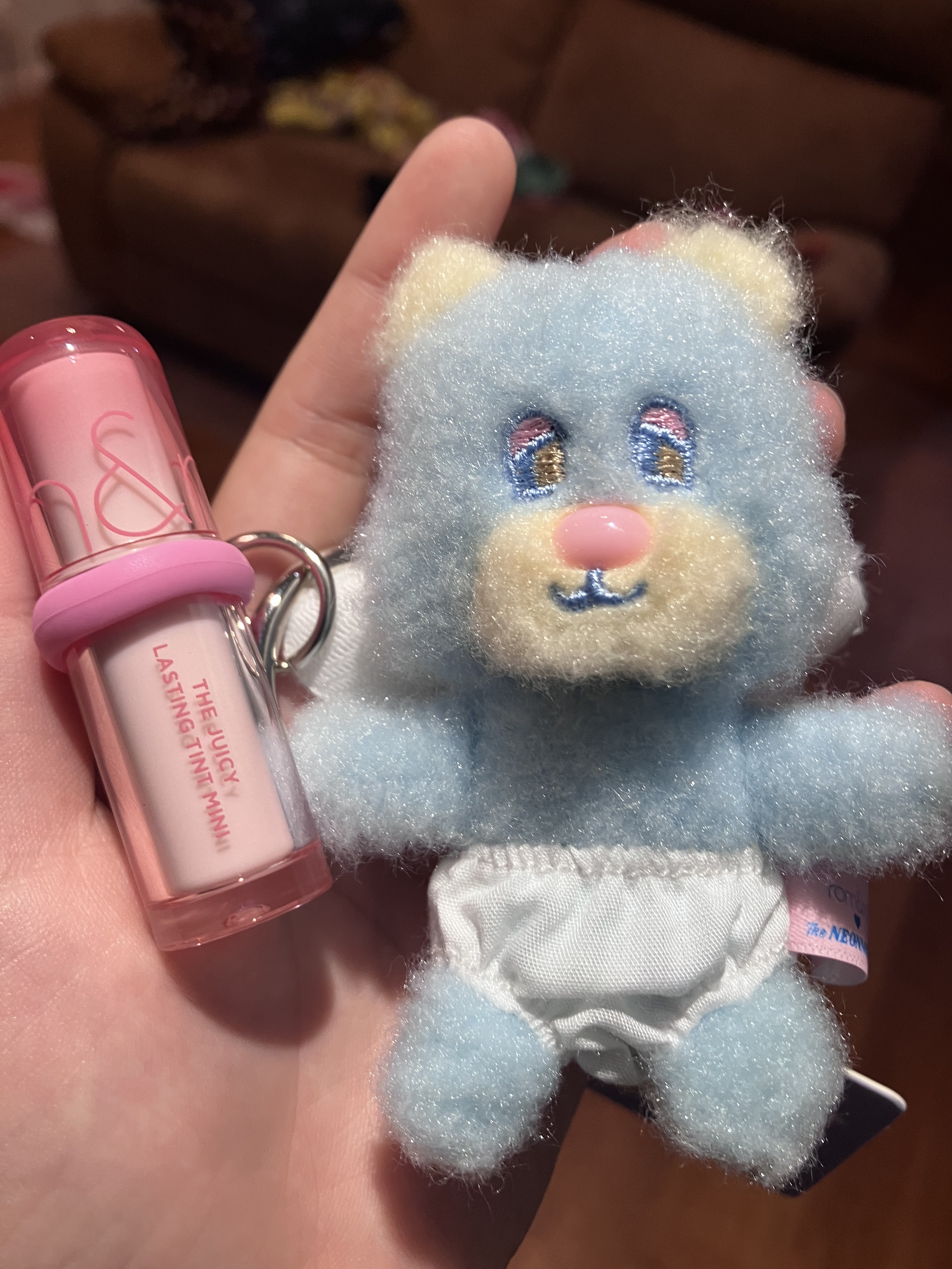 ザ ジューシーラスティングティント M23 ピーチピーチミー(ミニ)/rom&nd/リップティントを使ったクチコミ（2枚目）