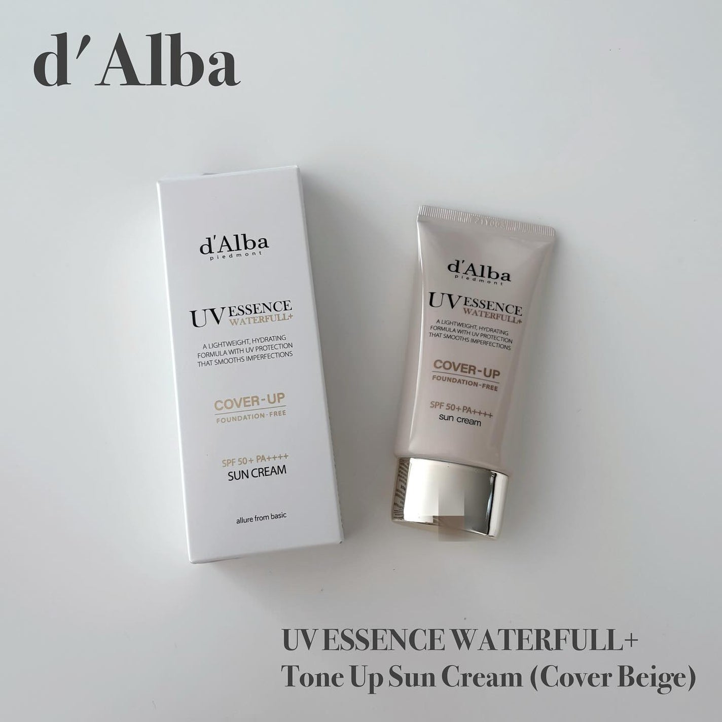 ウォータフルトーンアップサンクリーム/ダルバ/日焼け止めクリームを使ったクチコミ(1枚目)