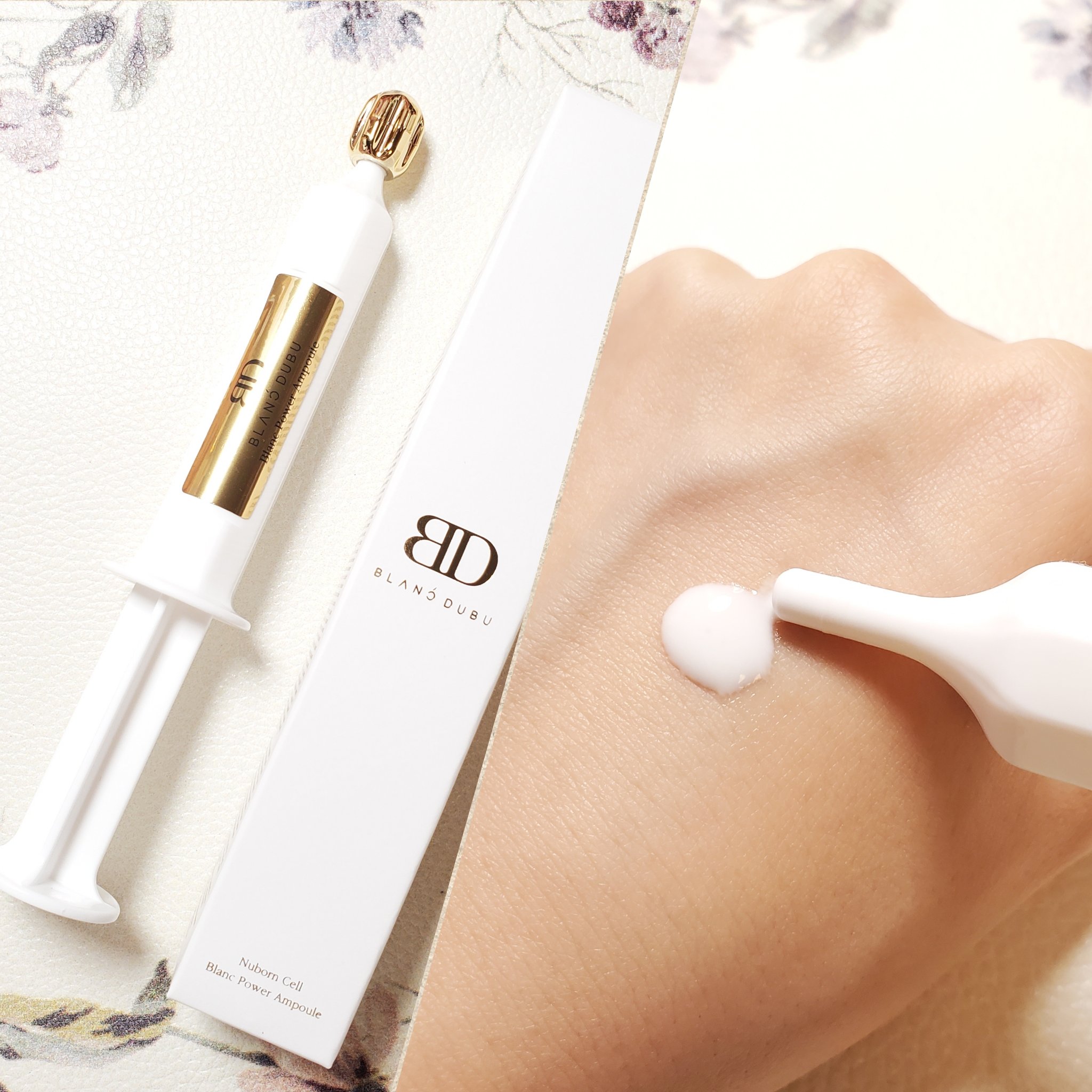[ブランドゥブ] ヌボンセル ブランパワーアンプル/BLANC DUBU/美容液を使ったクチコミ（1枚目）