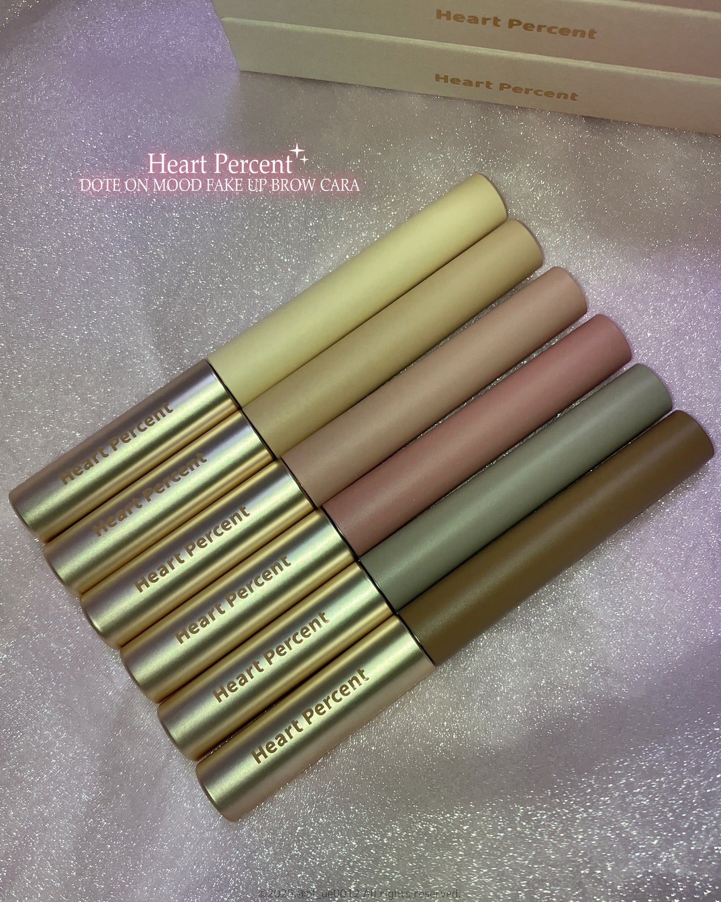 ドットオンムード フェイクアップ ブロウカラー/Heart Percent/眉マスカラを使ったクチコミ(2枚目)