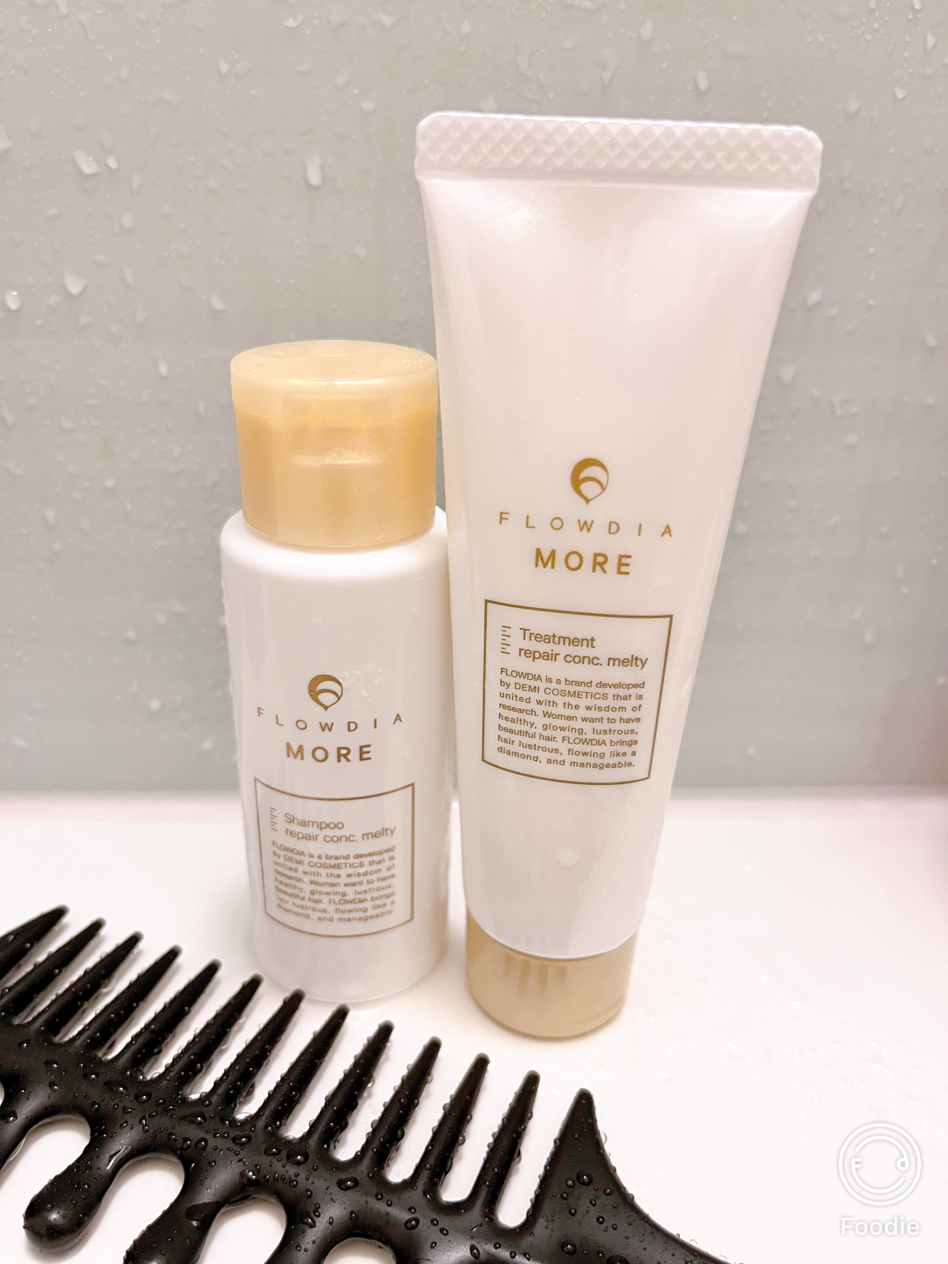フローディアモア シャンプー リペアコンクメルティー/FLOWDIA/サロンシャンプーを使ったクチコミ（2枚目）