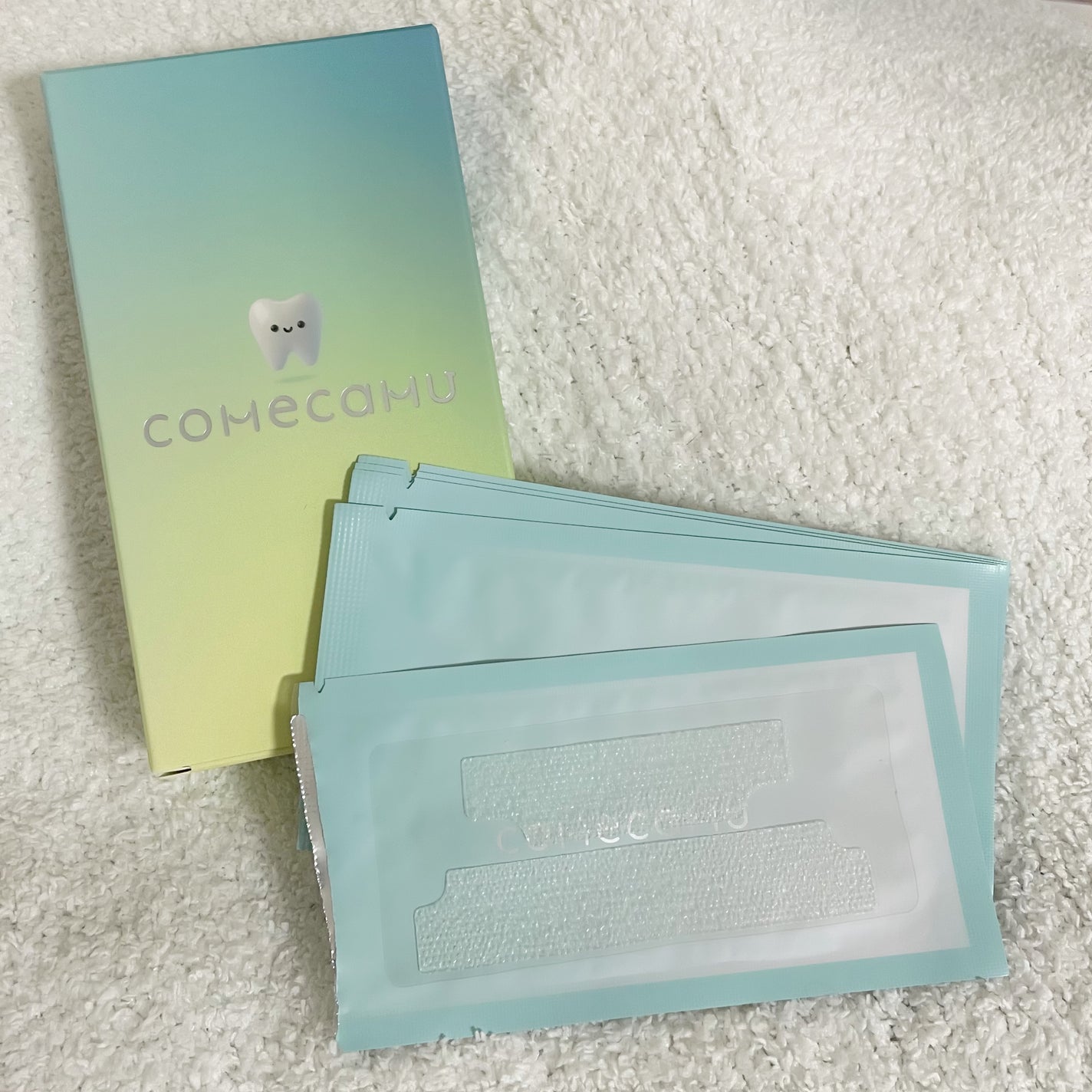 comecamu/カムカム はみがきシート(1箱/7枚入)/SHOBIDO/その他オーラルケアを使ったクチコミ(1枚目)