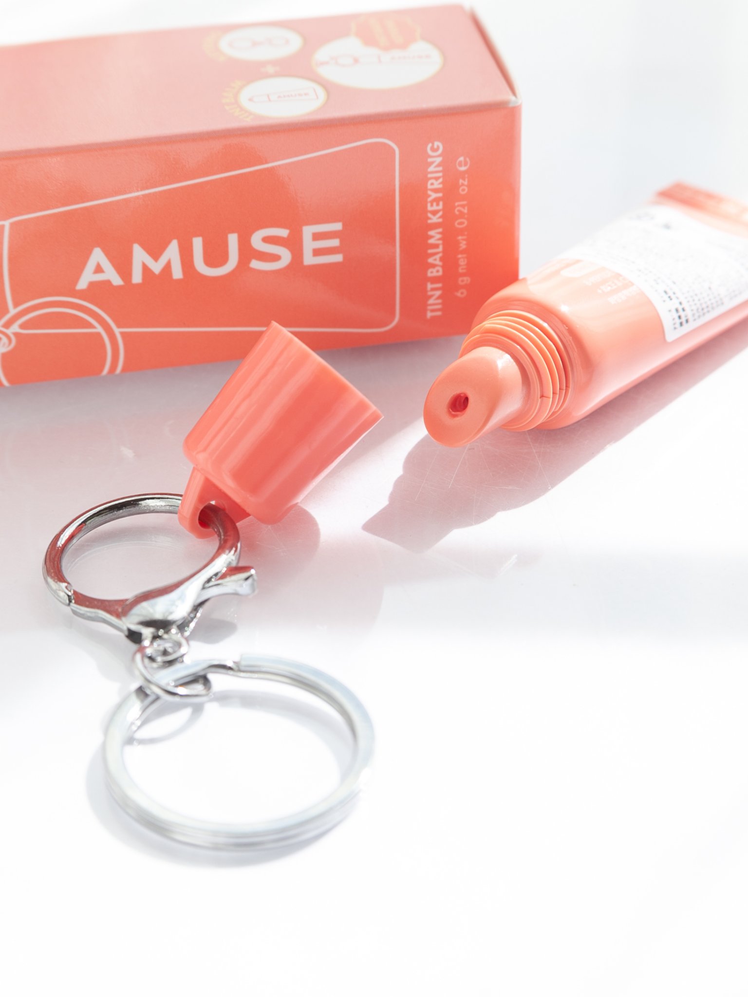 ケア/ティントバームキーリング/AMUSE/リップグロスを使ったクチコミ（3枚目）