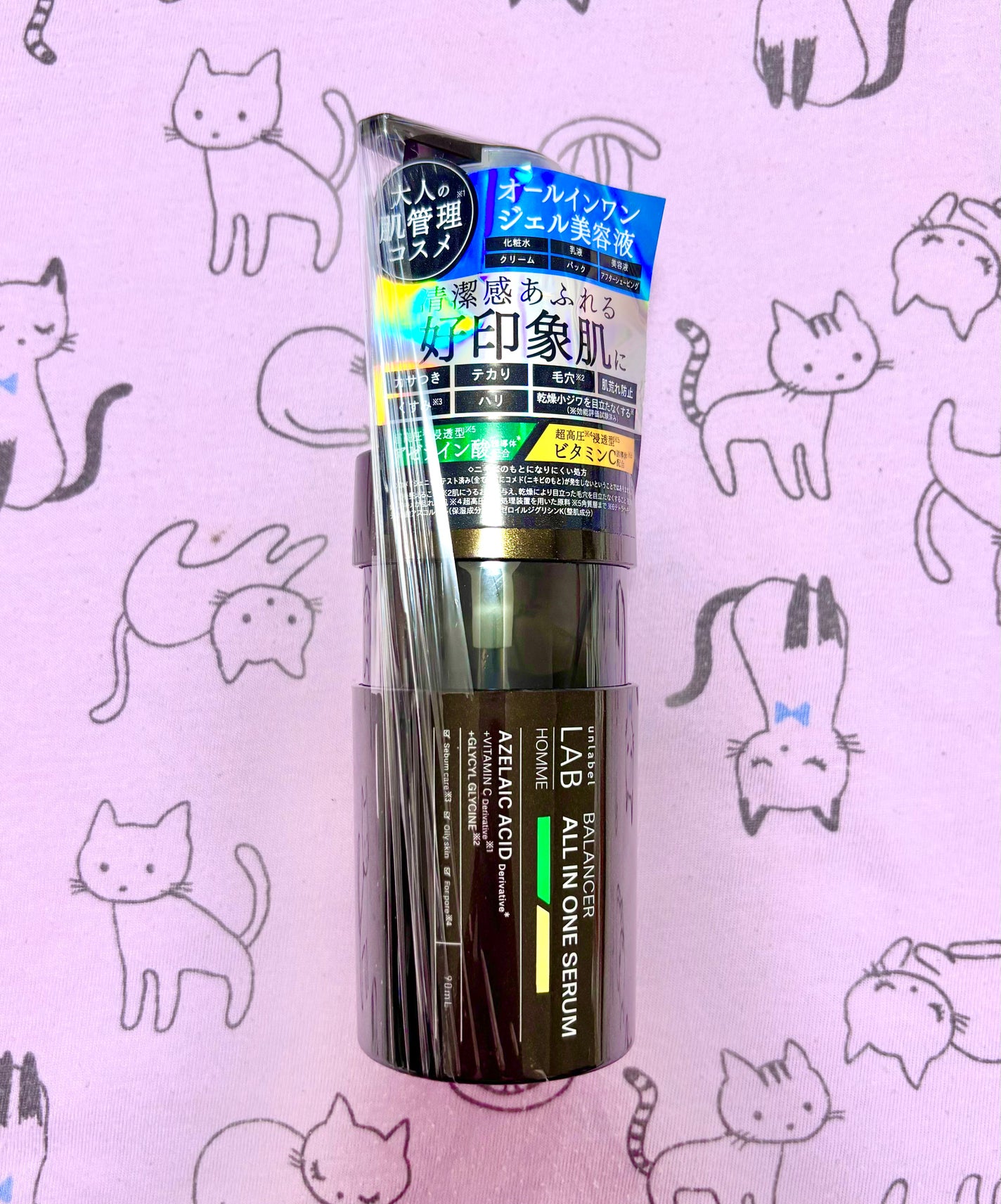 アンレーベル ラボ オム AZ バランサー オールインワンセラム/unlabel/オールインワン化粧品を使ったクチコミ(1枚目)