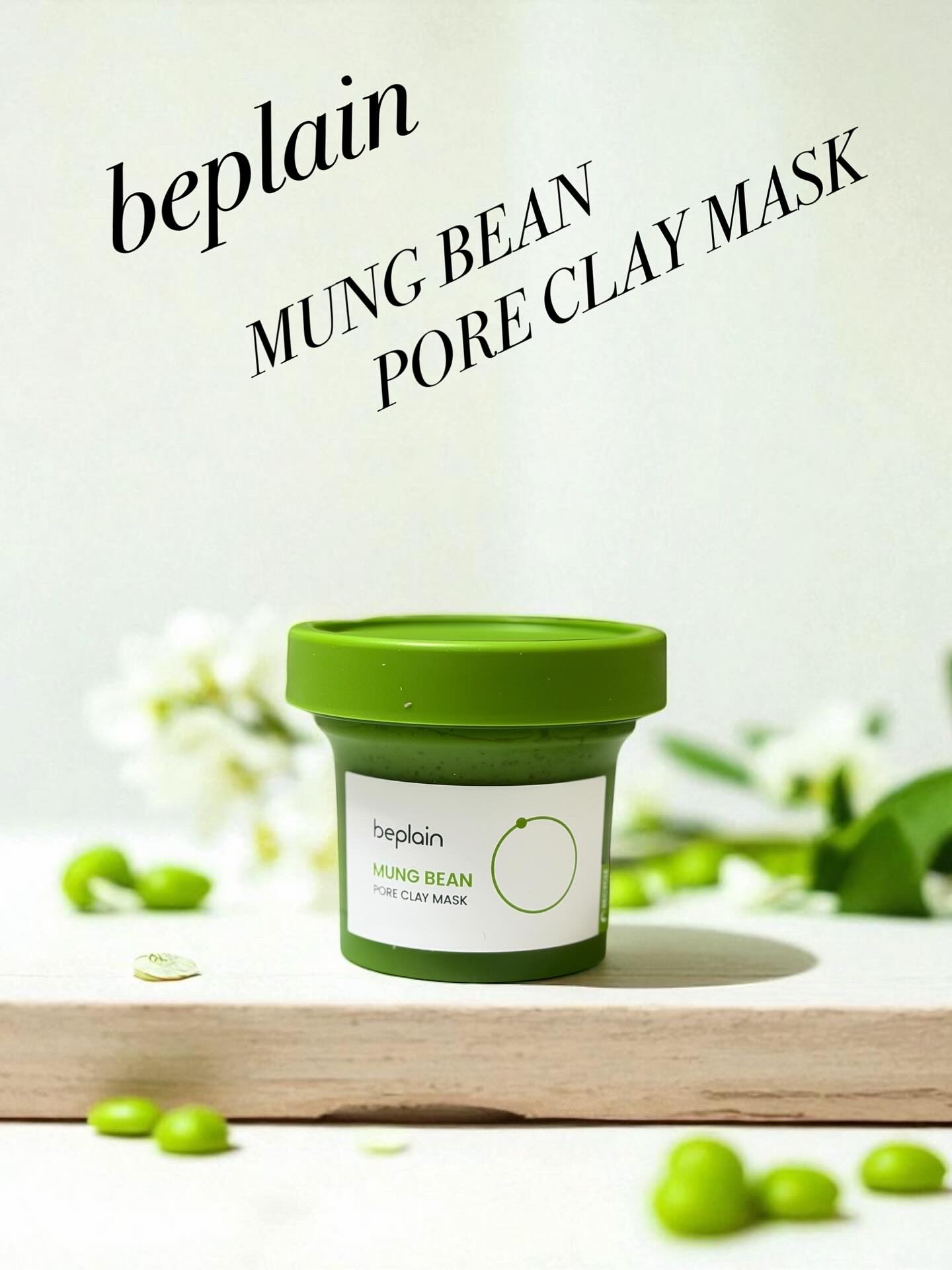 緑豆毛穴クレイパック/beplain/洗い流すパック・マスクを使ったクチコミ（1枚目）