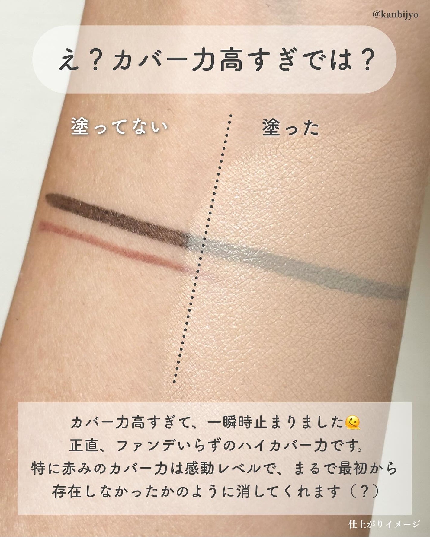 VDL カバーステイン パーフェクティング コンシーラー/VDL/リキッドコンシーラーを使ったクチコミ(3枚目)
