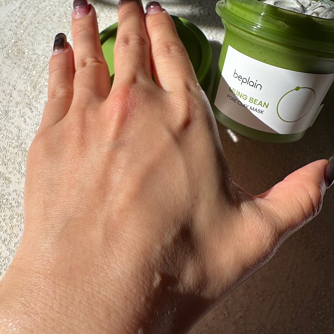 緑豆毛穴クレイパック/beplain/洗い流すパック・マスクを使ったクチコミ(7枚目)