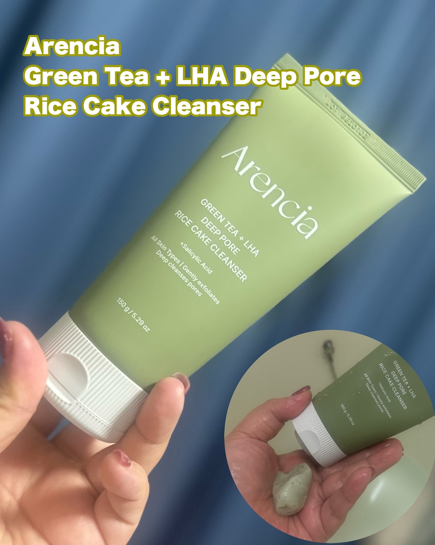 グリーンティー LHA ディープポアもちソープクレンザー /アレンシア/洗顔フォームを使ったクチコミ（1枚目）