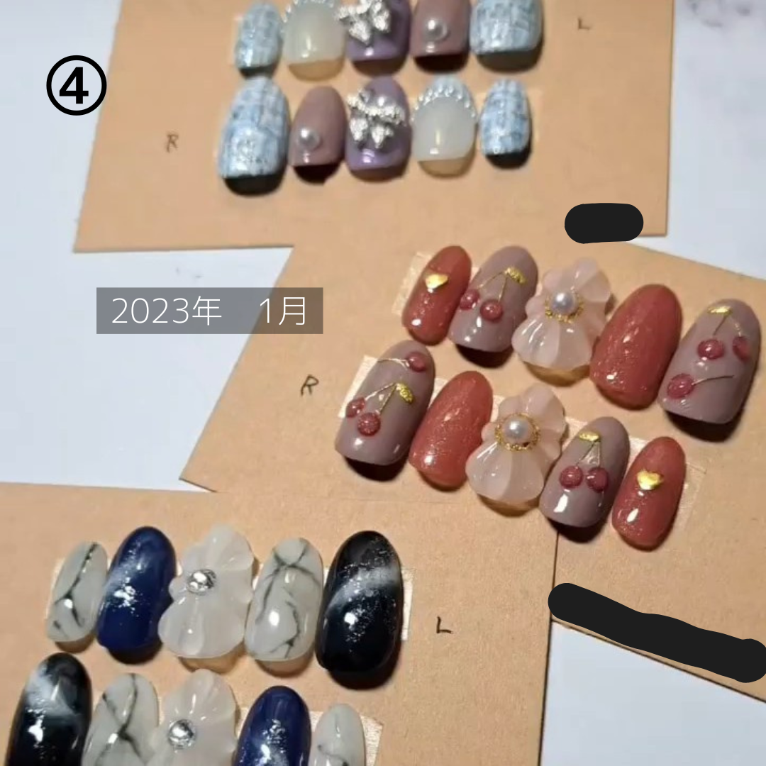 ジェルネイル(ライト対応)/セリア/ジェルネイルを使ったクチコミ(5枚目)